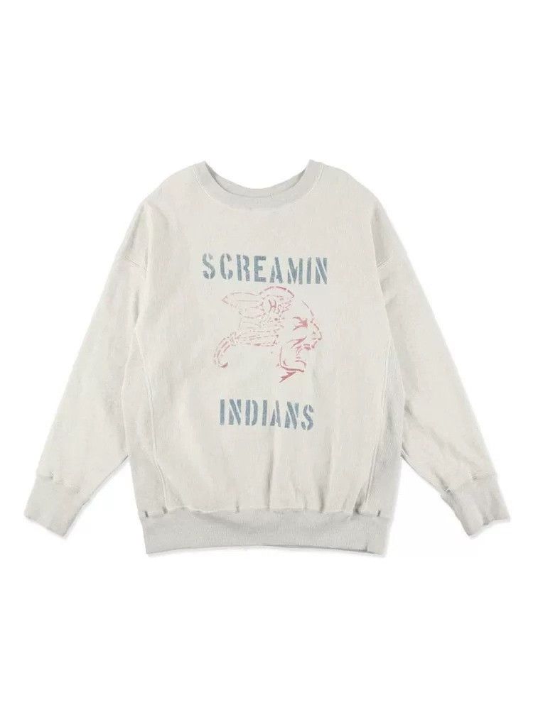 Native Youth Screamin Indians Distressed Crewneck Sweatshirt Size US M / EU 48-50 / 2 - 1 Thumbnail