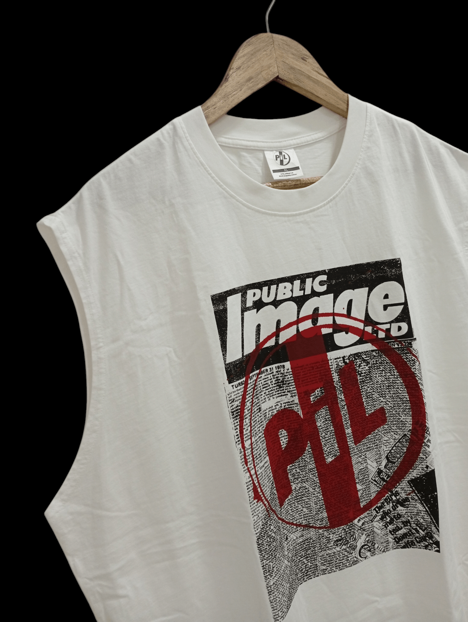 Band Tees × GU × Vintage 🔥🔥GU x PiL Public Image Limited Sleeveless T-Shirt Size US XL / EU 56 / 4 - 4 Thumbnail