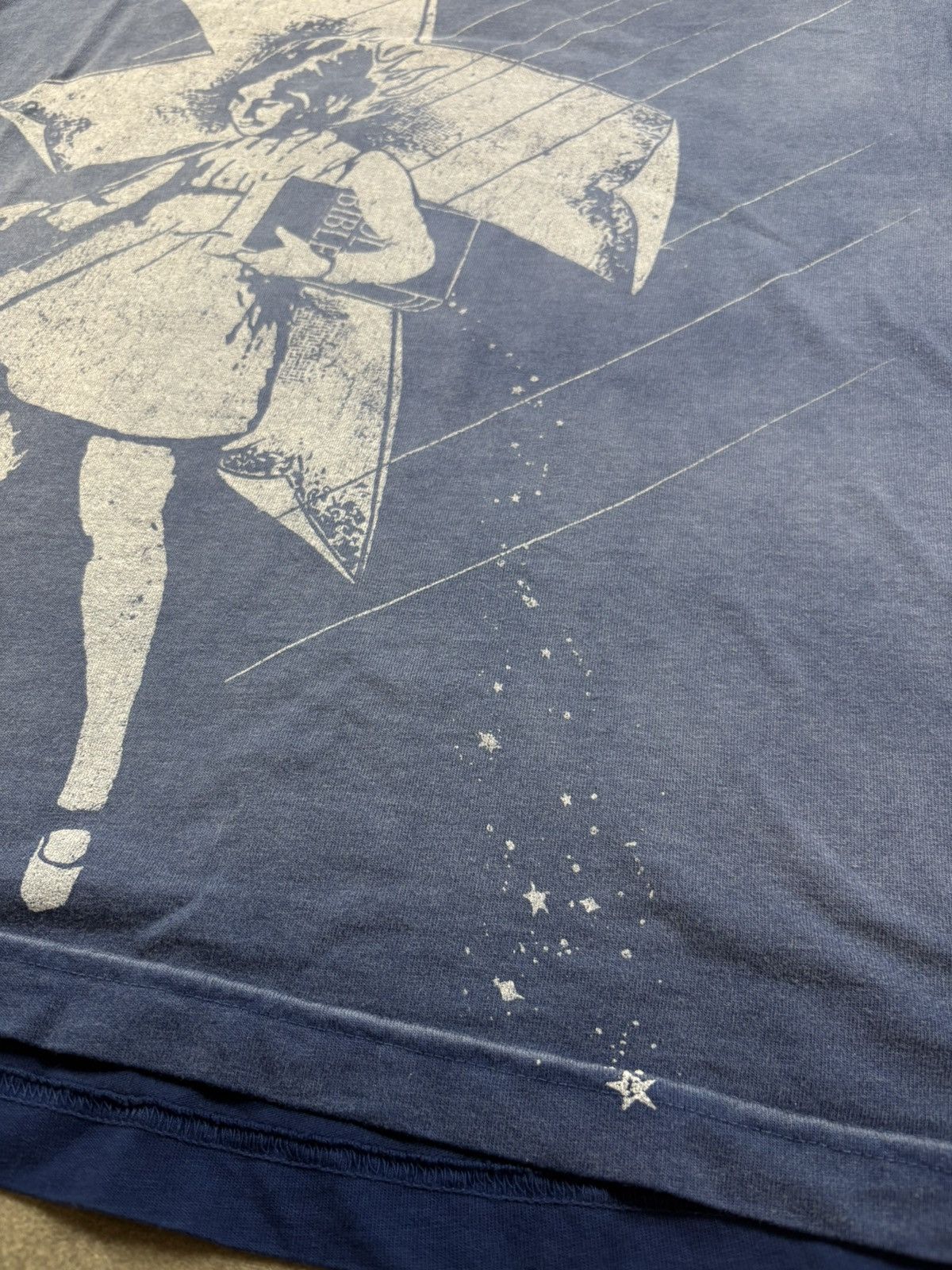 HELLSTAR Hellstar Carry Your Cross T-Shirt, Blue Size US XS / EU 42 / 0 - 4 Thumbnail