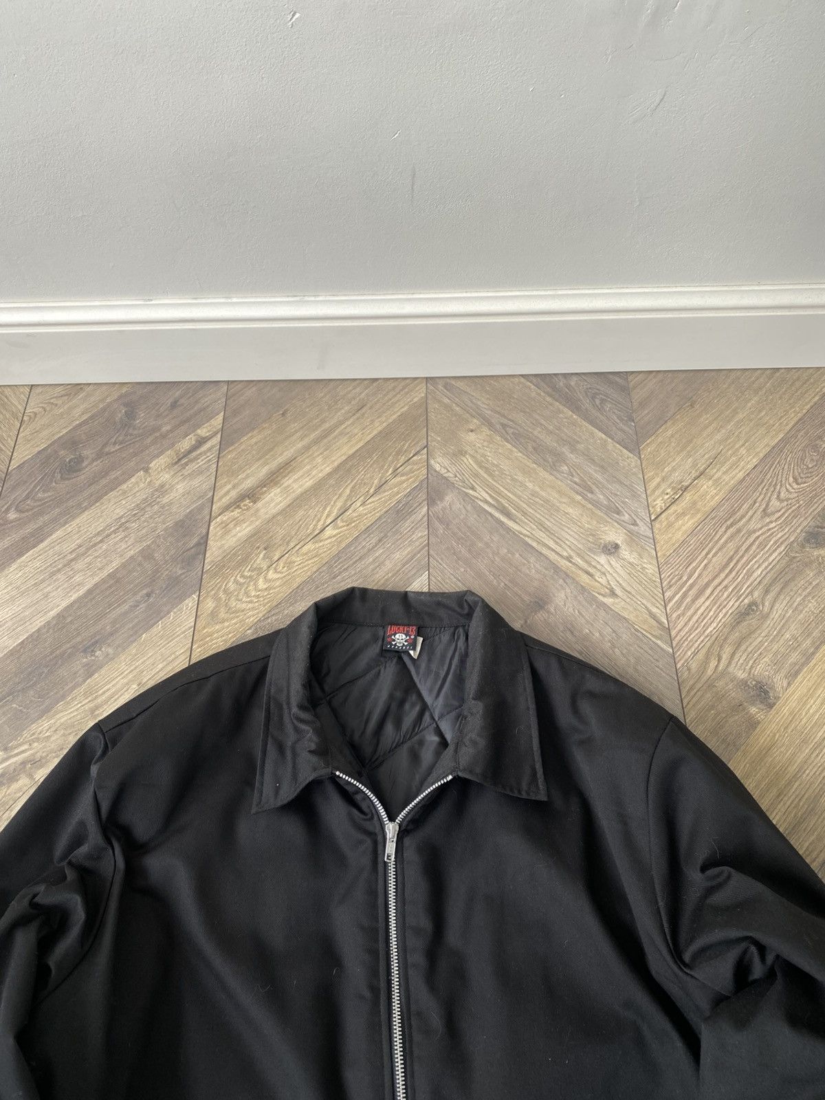 Vintage Vintage Lucky 13 Black Denim Work Jacket Size US XXL / EU 58 / 5 - 5 Thumbnail