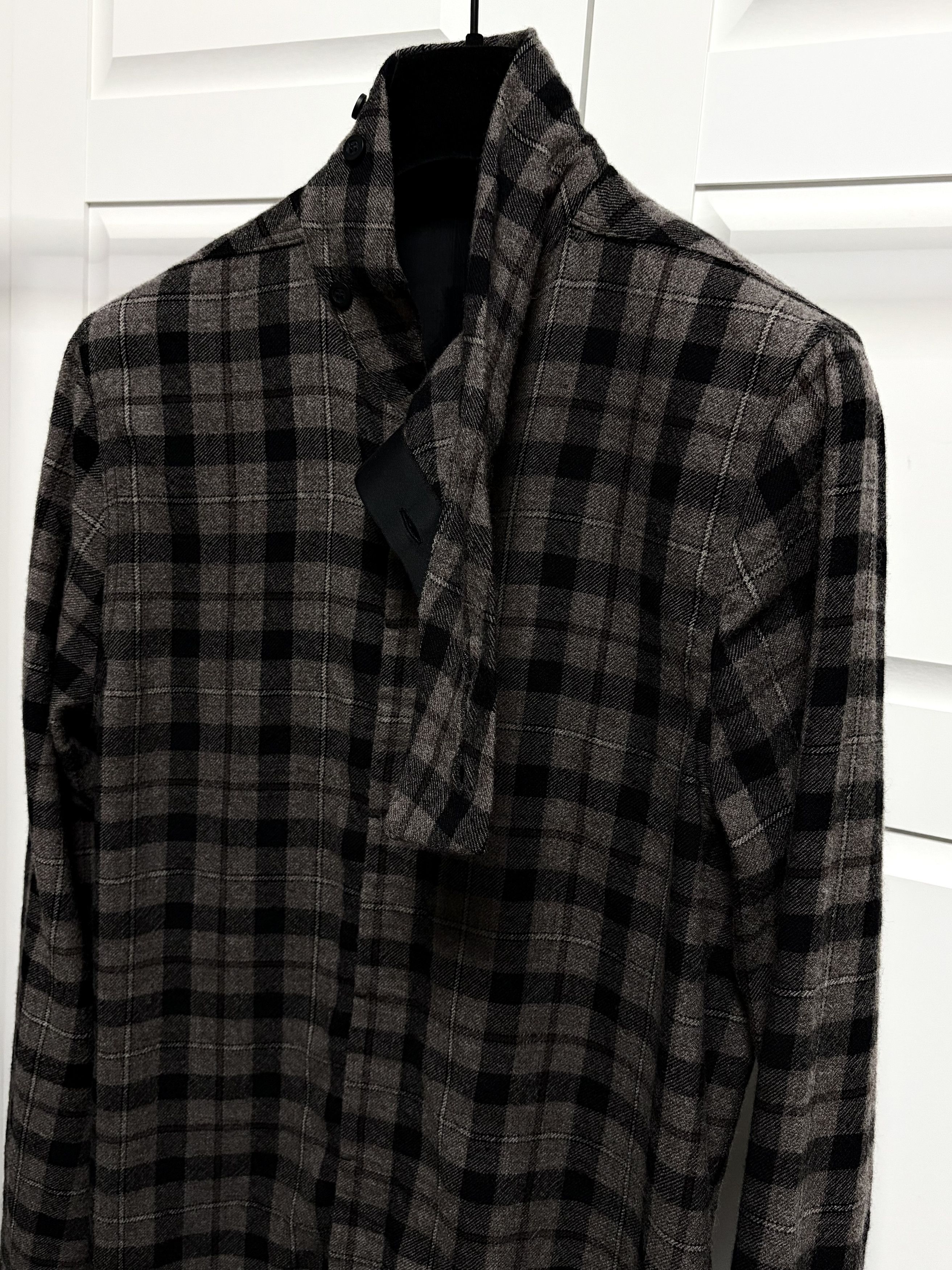 Rick Owens Rick Owens Wool Flannel Island Outershirts Size US M / EU 48-50 / 2 - 2 Thumbnail