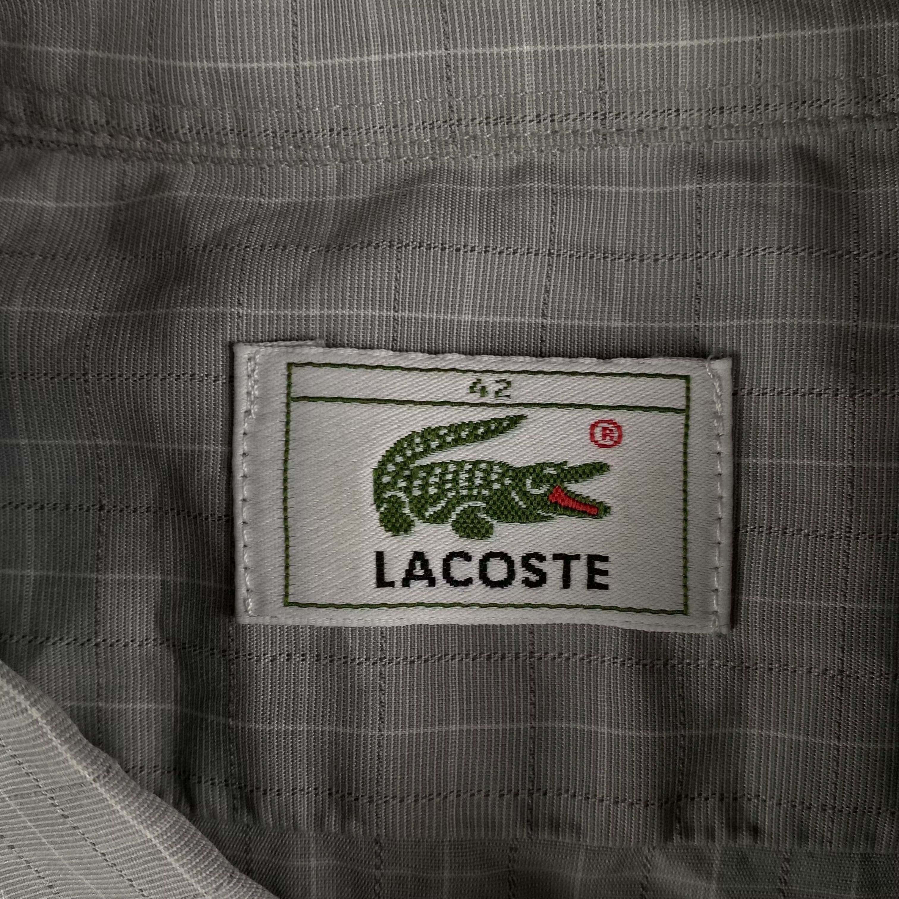 Lacoste × Vintage Mens Shirt Lacoste Vintage Size 42 Size US L / EU 52-54 / 3 - 4 Thumbnail