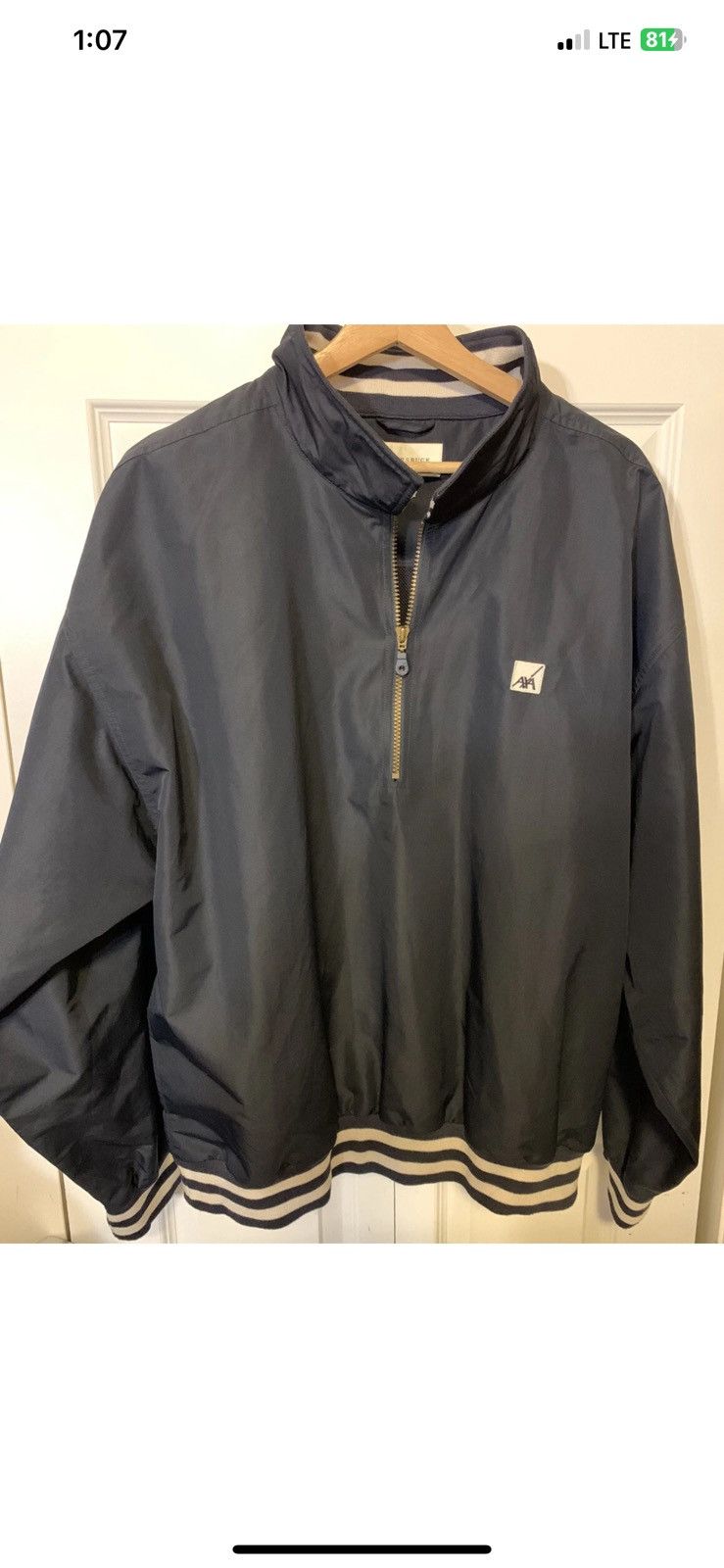 Cutter & Buck Vtg Cutter & Buck mens sz XL windbreaker AXA logo black Size US XL / EU 56 / 4 - 5 Thumbnail