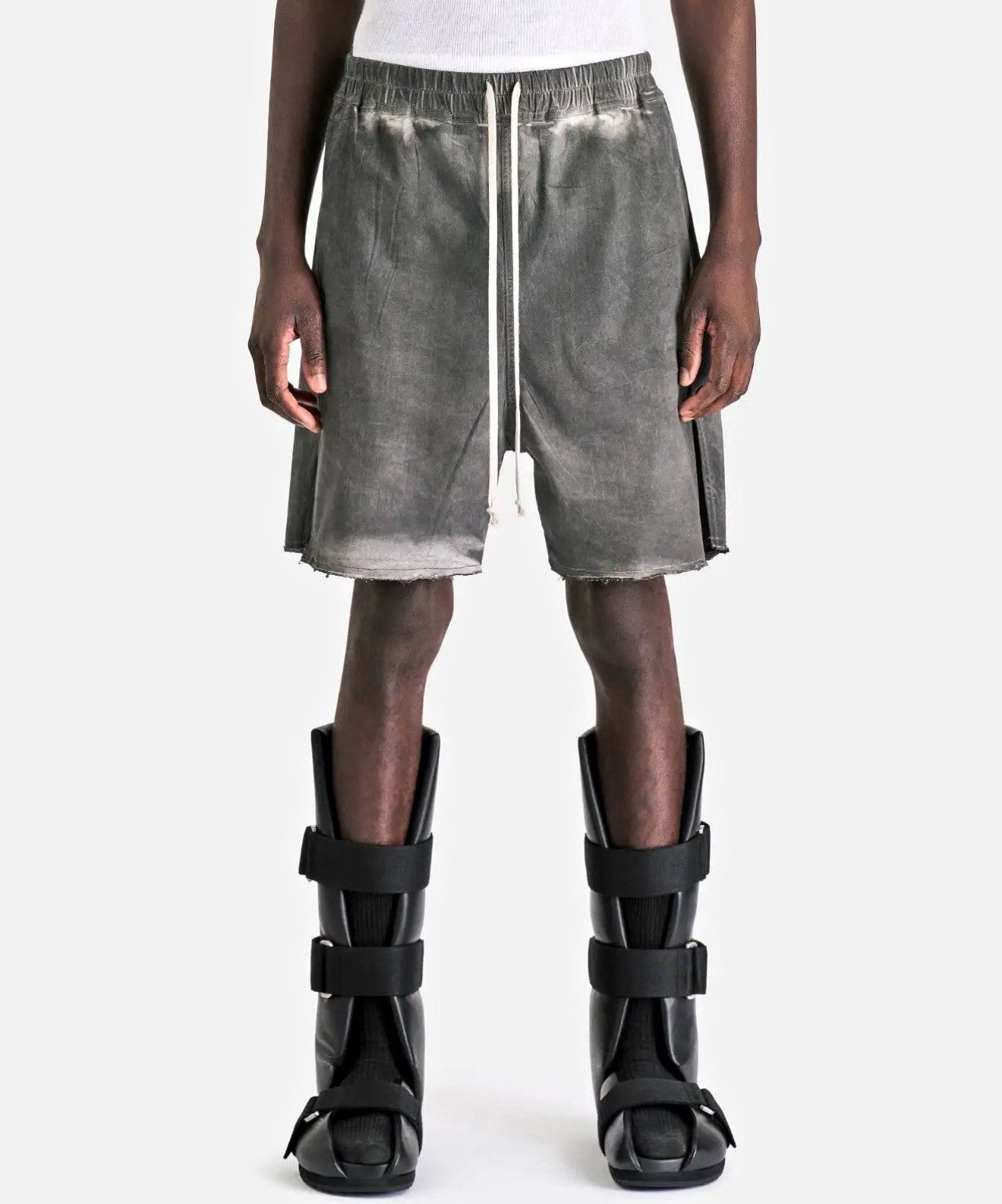 Rick Owens Rick Owens S/S24 Lido Sample Long Boxers Denim Shorts Size US 34 / EU 50 - 2 Thumbnail