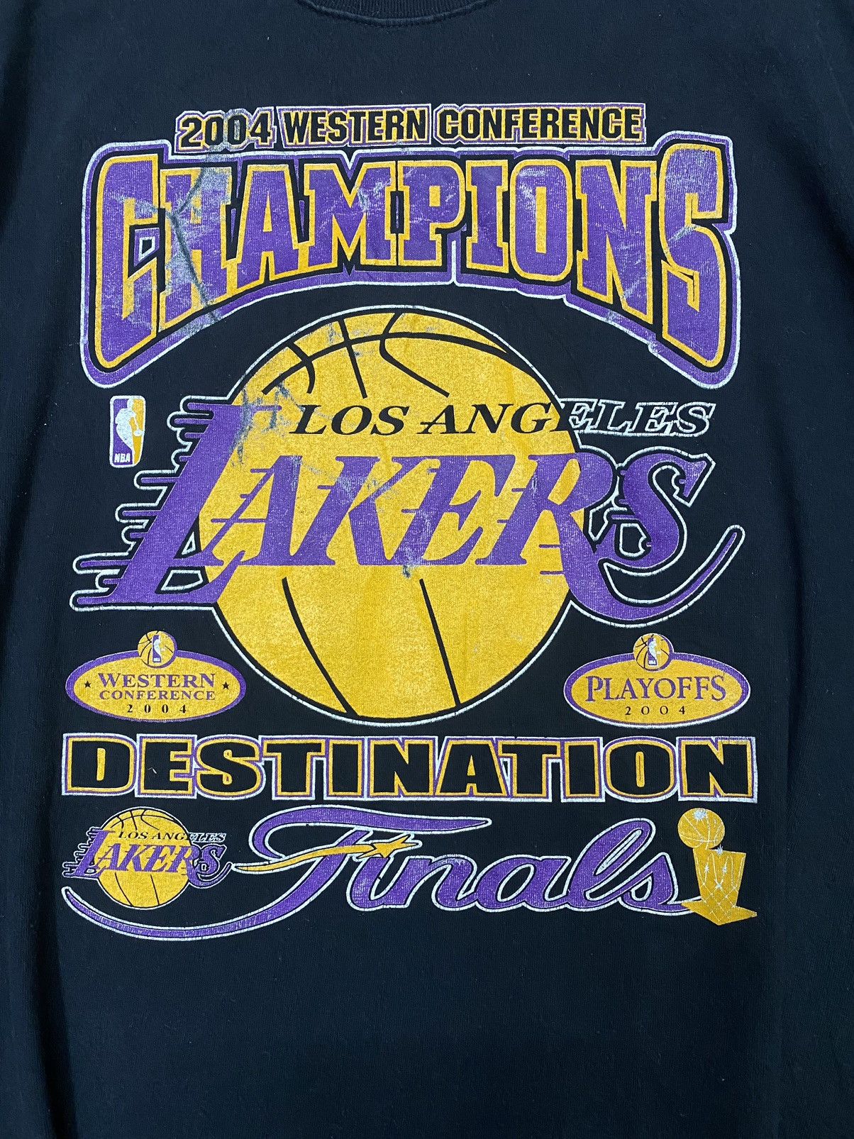 NBA Vintage NBA Lakers Champions Basketball 🏀 Size US XXL / EU 58 / 5 - 4 Thumbnail