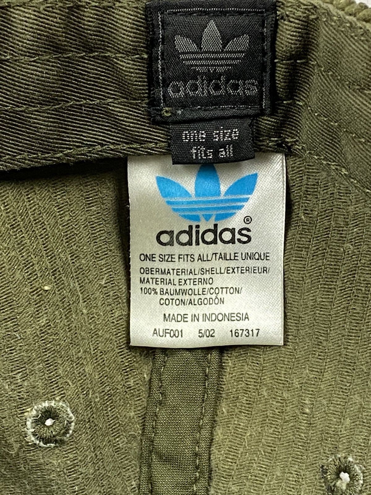 Adidas × Vintage Rare Vintage 00s Adidas Corduroy Logo Cap y2k og crazy mad Size ONE SIZE - 9 Thumbnail