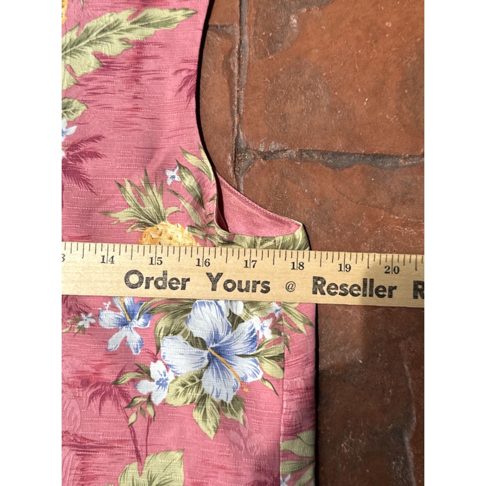 Tommy Bahama Tommy Bahama Silk Dress Women's 8 Hawaiian Floral Sleeveless Size M / US 6-8 / IT 42-44 - 4 Thumbnail
