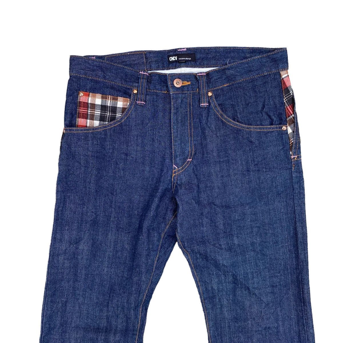 Japanese Brand Vintage CNCV Concave Attempt Japanese Denim Jeans Size US 32 / EU 48 - 13 Thumbnail