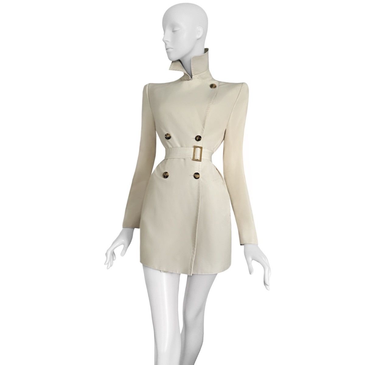 Gucci Gucci SS1997 by Tom Ford trench coat dress Size XS / US 0-2 / IT 36-38 - 2 Thumbnail