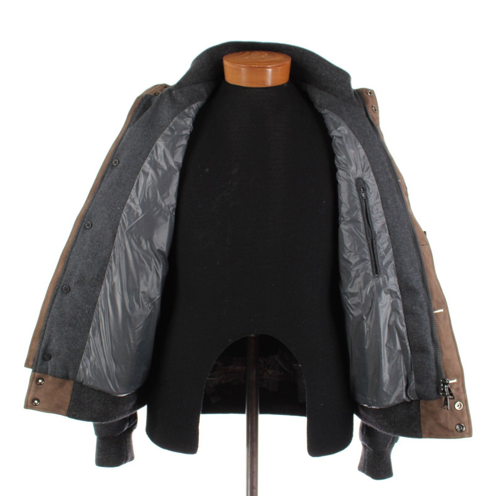 Zanella Zanella Jacket Size M US In Brown Wool & Suede Size US M / EU 48-50 / 2 - 8 Thumbnail