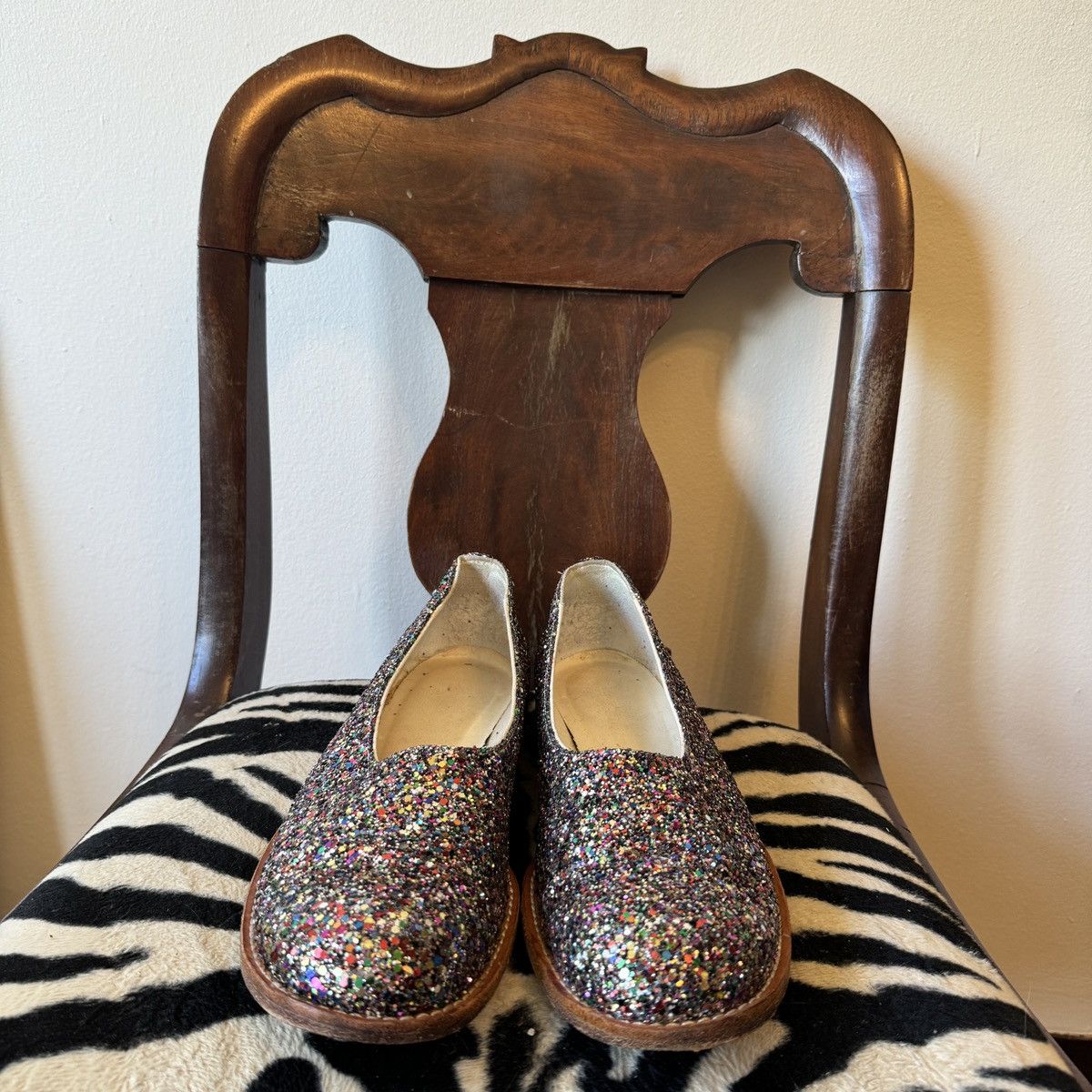 Comme des Garcons × Junya Watanabe Junya Watanabe Fall 2000 Glitter Flats Size US 9 / IT 39 - 3 Thumbnail