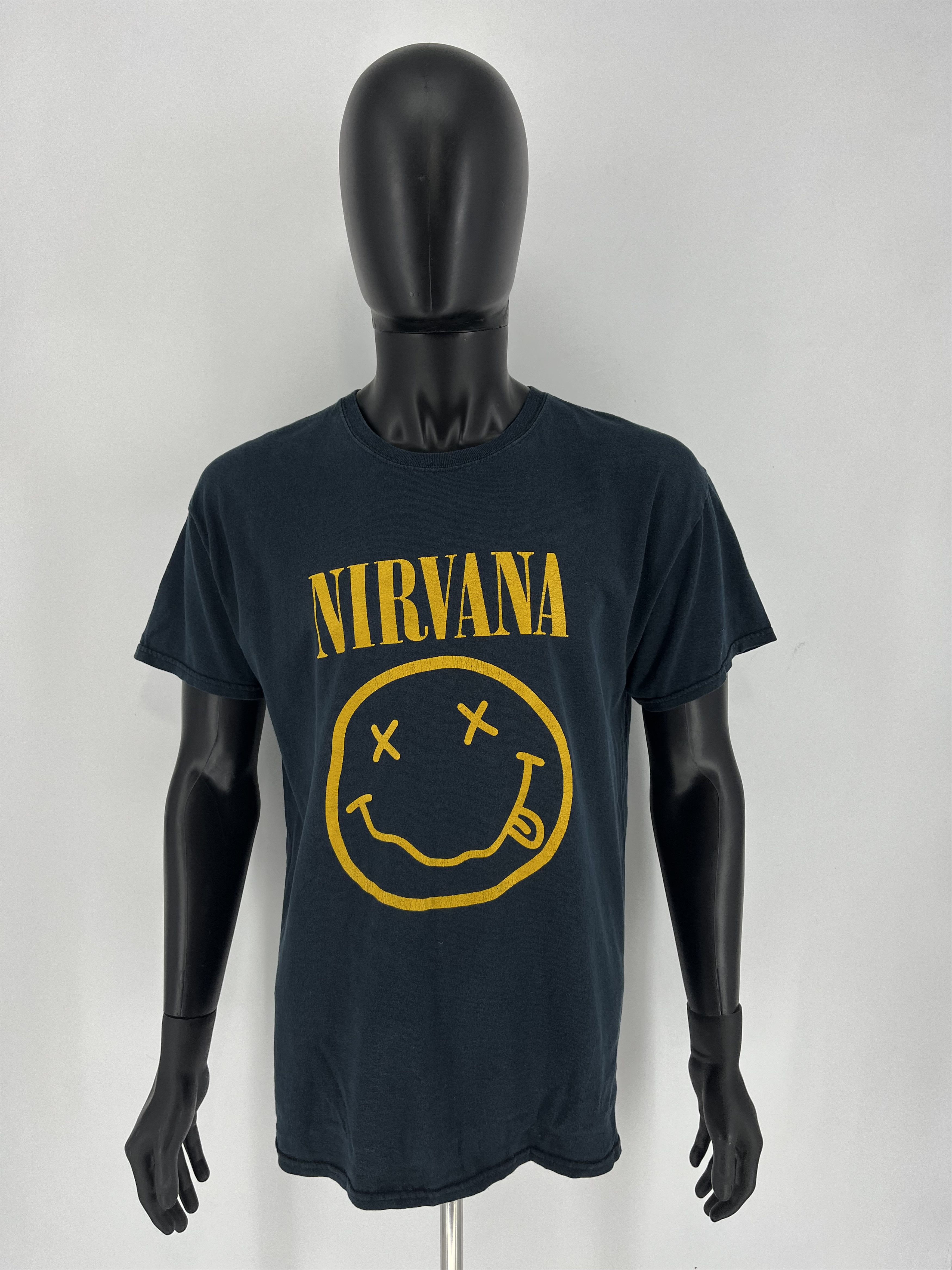 Band Tees × Nirvana × Vintage Vinyage Y2K Nirvana Band Tee Black Size US L / EU 52-54 / 3 - 2 Thumbnail