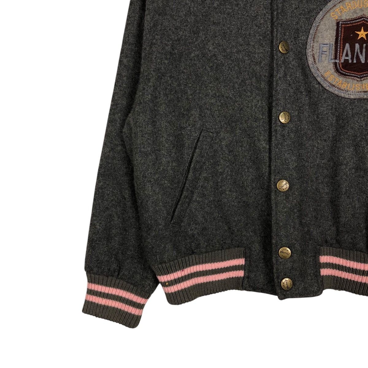 Japanese Brand 📌Vintage Varsity Bomber Jacket Wool Flandre Issey Miyake Size US M / EU 48-50 / 2 - 5 Thumbnail