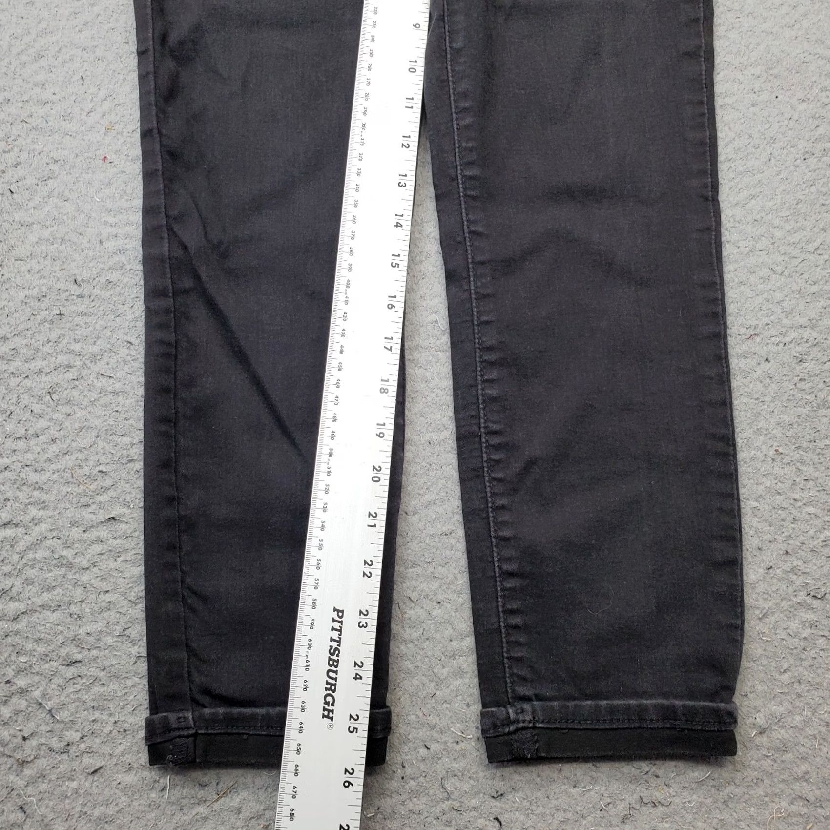 Levi's Levi's Womens 6 Black Denim High-Rise Ankle Skinny Jeans Streetwear Size 28" / US 6 / IT 42 - 4 Thumbnail
