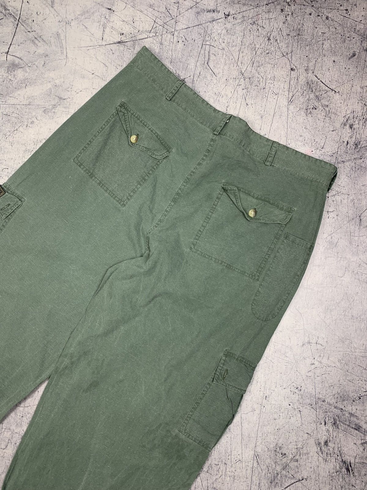Vintage Vintage Y2K USA Cargo Multi Pocket Pants Travis Schott XXL Size US 38 / EU 54 - 9 Thumbnail