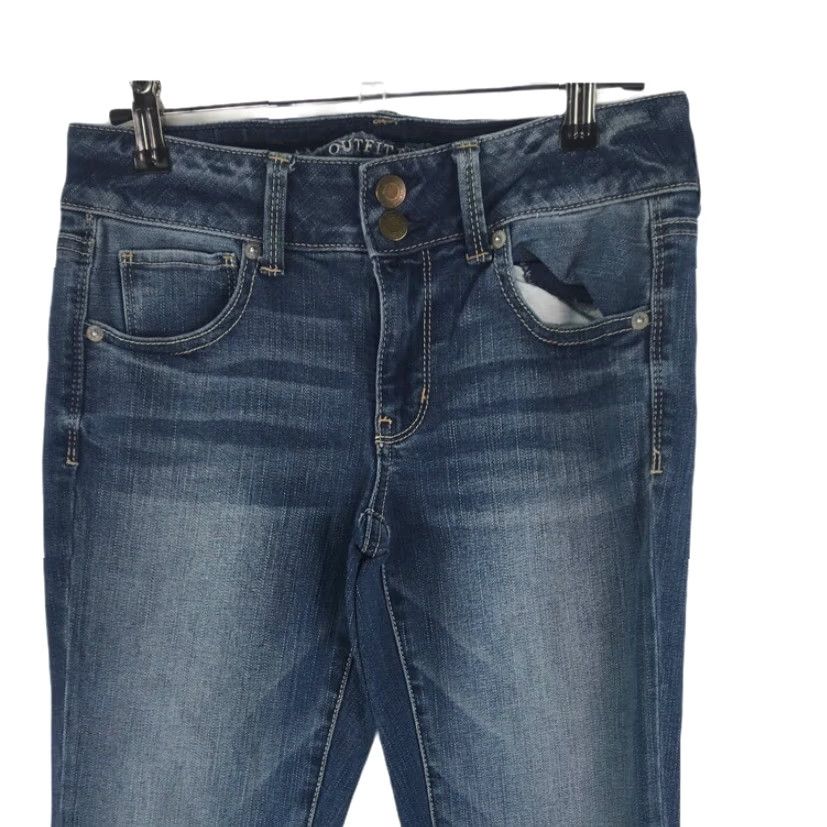 American Eagle Outfitters American Eagle Outfitters Womens Jeans Artist Crop Blue Medium Wash Stretch 2 R Size 28" / US 6 / IT 42 - 6 Thumbnail