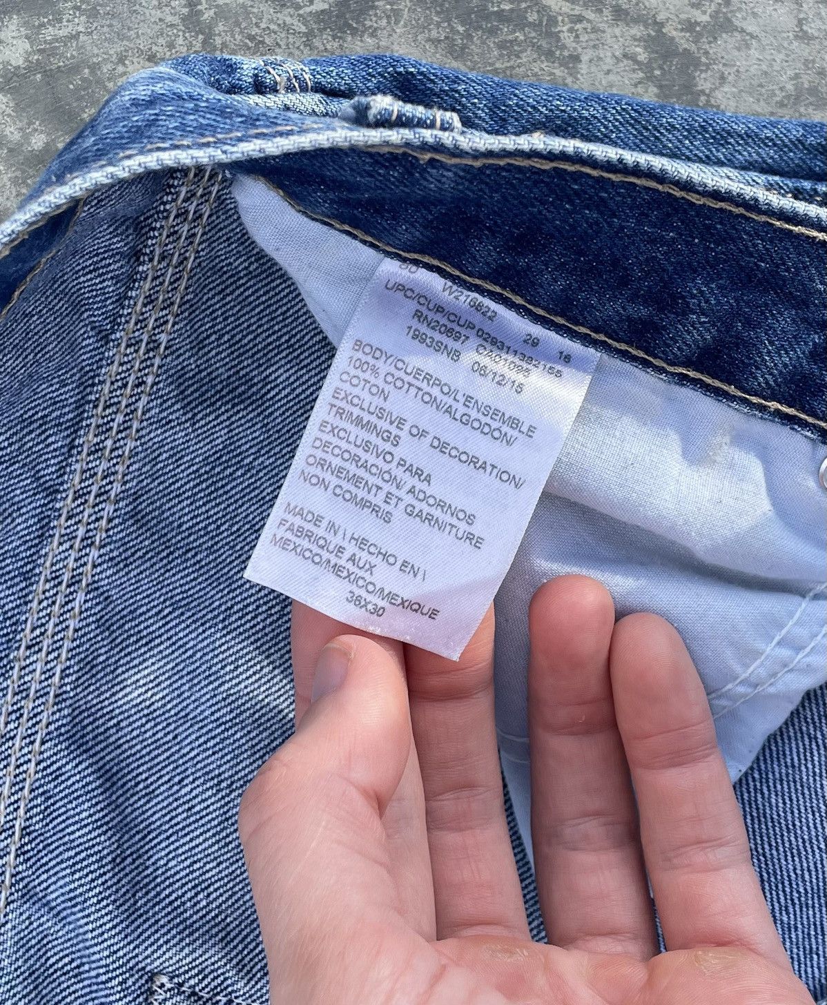 Vintage Vintage Dickies Y2K CRAZY Carpenter Denim Skateboards Pants Size US 32 / EU 48 - 9 Thumbnail
