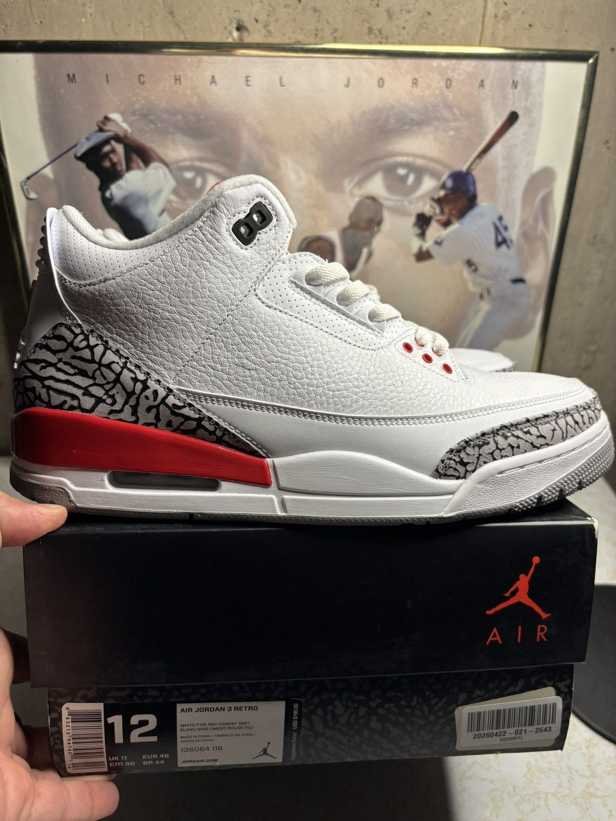 Jordan Brand Air Jordan 3 retro katrina Size US 12 / EU 45 - 1 Thumbnail
