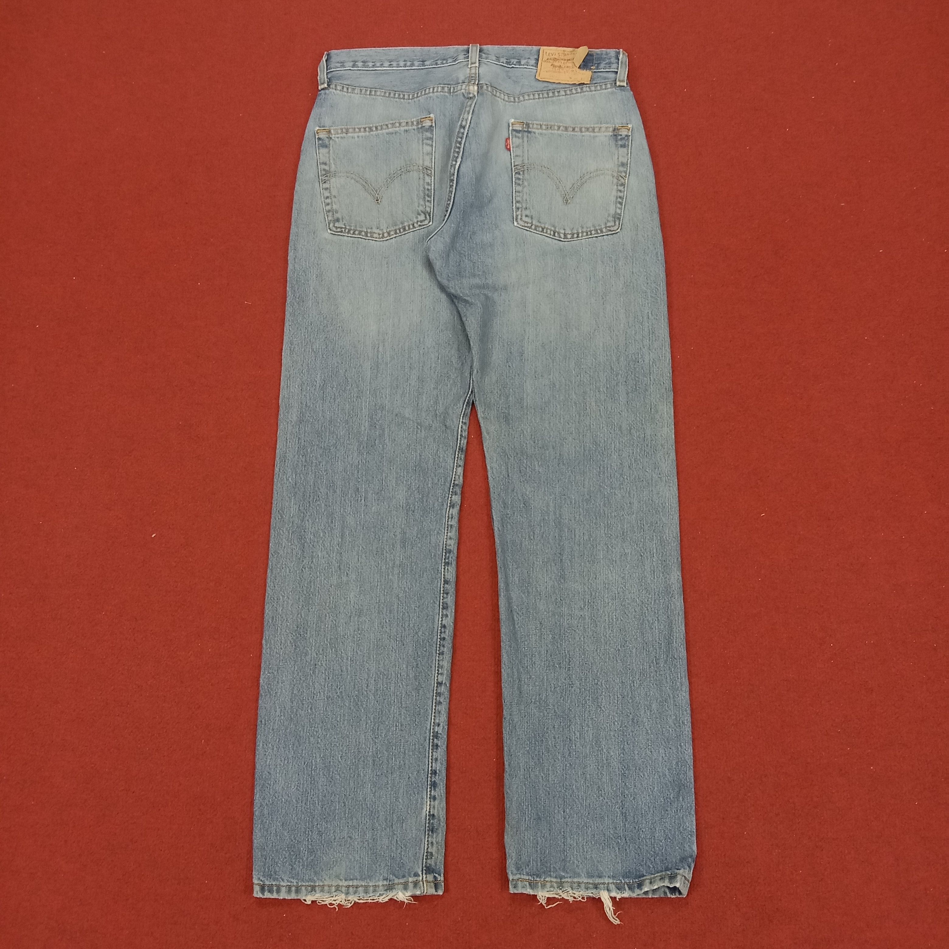 Levi's Levis American Streetwear Style Distressed Jeans Size US 32 / EU 48 - 4 Thumbnail