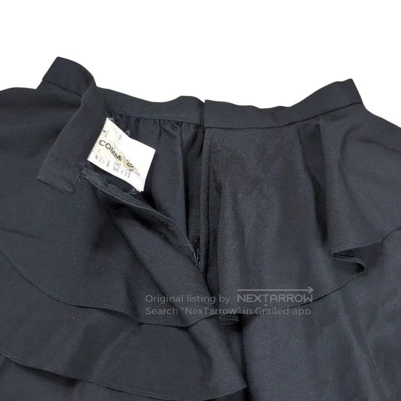 Comme des Garcons Comme Des Garcons size S Black Vintage Lace Design Half Sk Size 23" - 6 Thumbnail