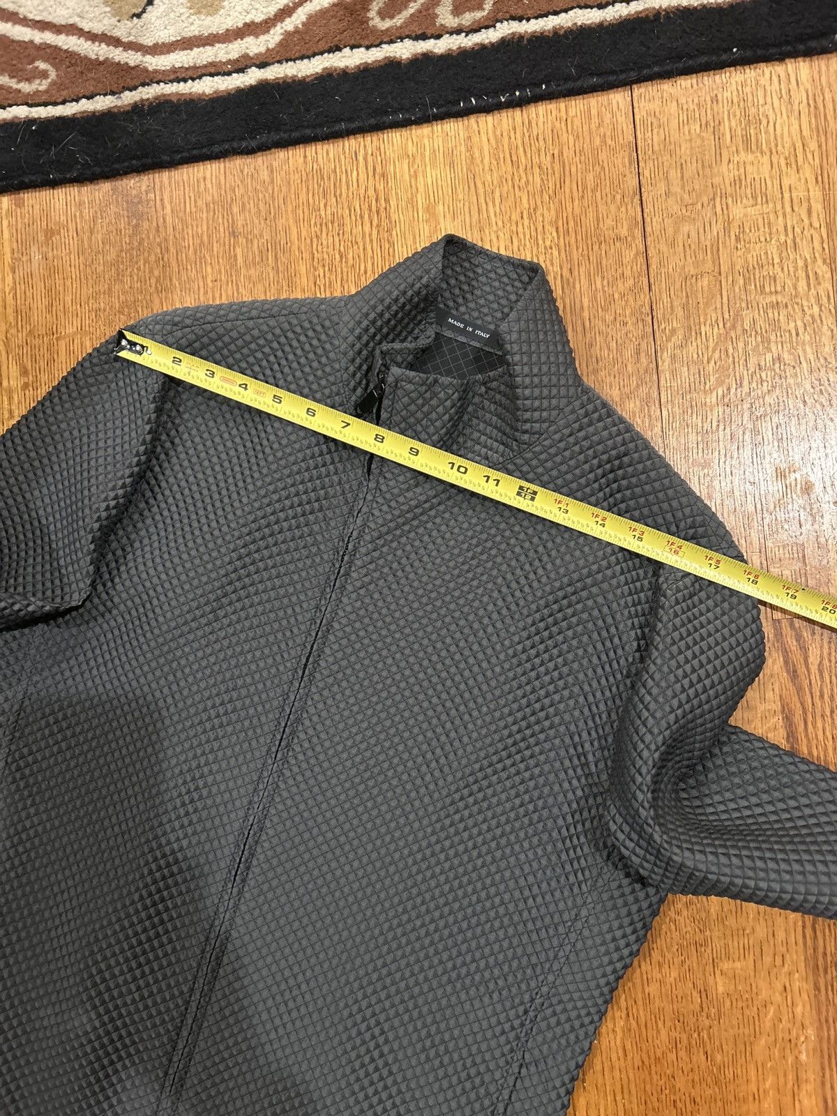 Emporio Armani NEW Emporio Armani Diamond Textured Jacket Lightweight Size US M / EU 48-50 / 2 - 5 Thumbnail