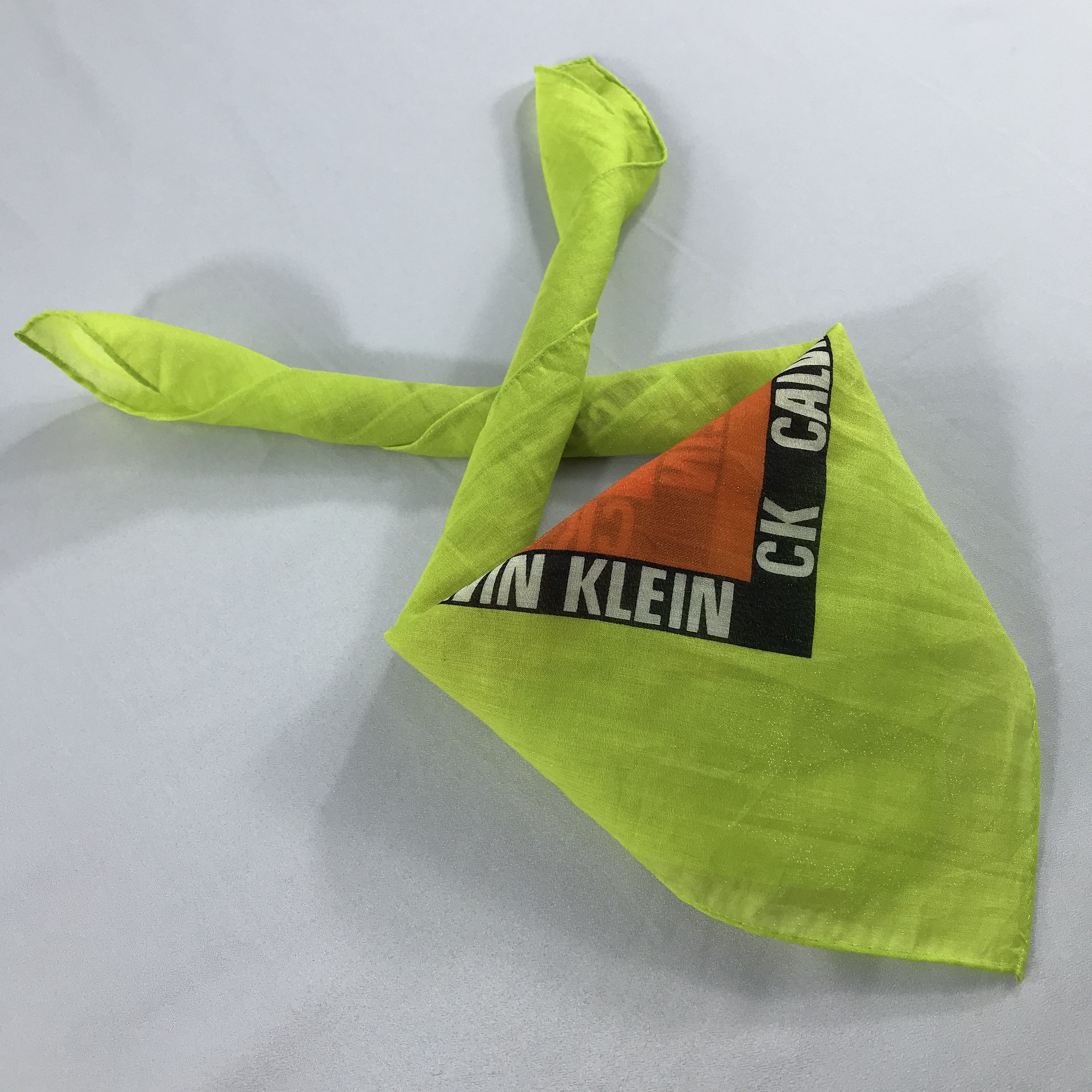 Calvin Klein × Vintage Calvin Klein Bandana / Handkerchief / Neckerchief - S2203 Size ONE SIZE - 4 Thumbnail