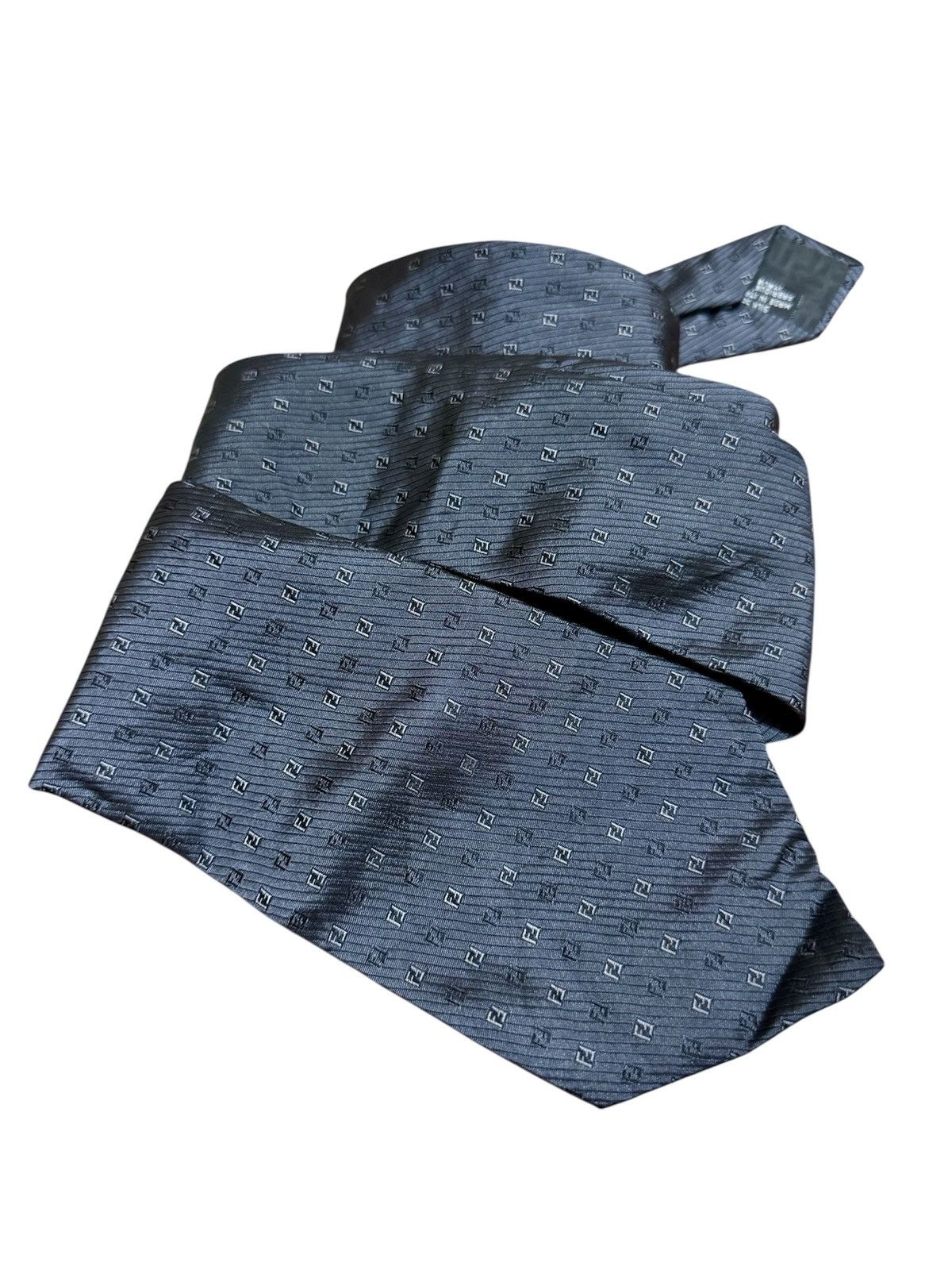 Fendi Fendi Jacquard Pattern Tie Size ONE SIZE - 2 Thumbnail