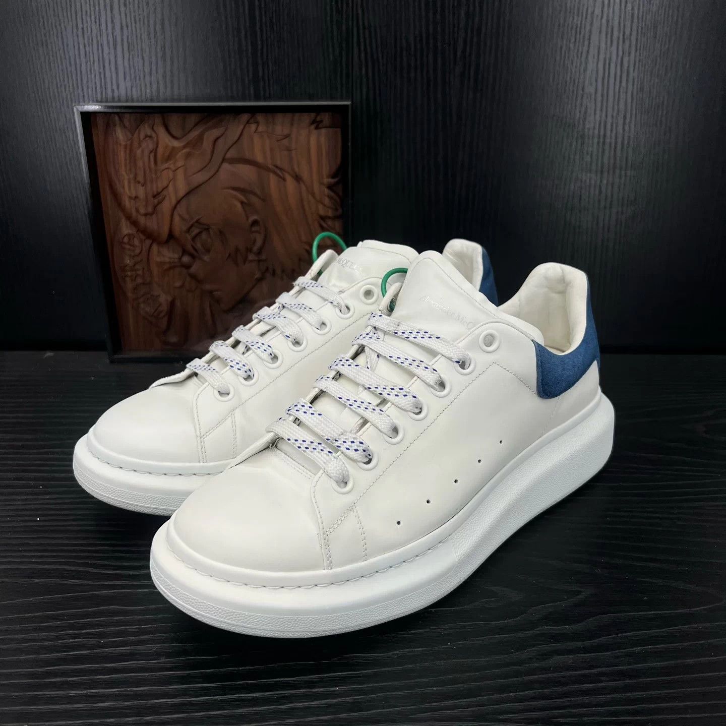 Alexander McQueen McQueen blue tail suede 44 Size US 11 / EU 44 - 1 Thumbnail