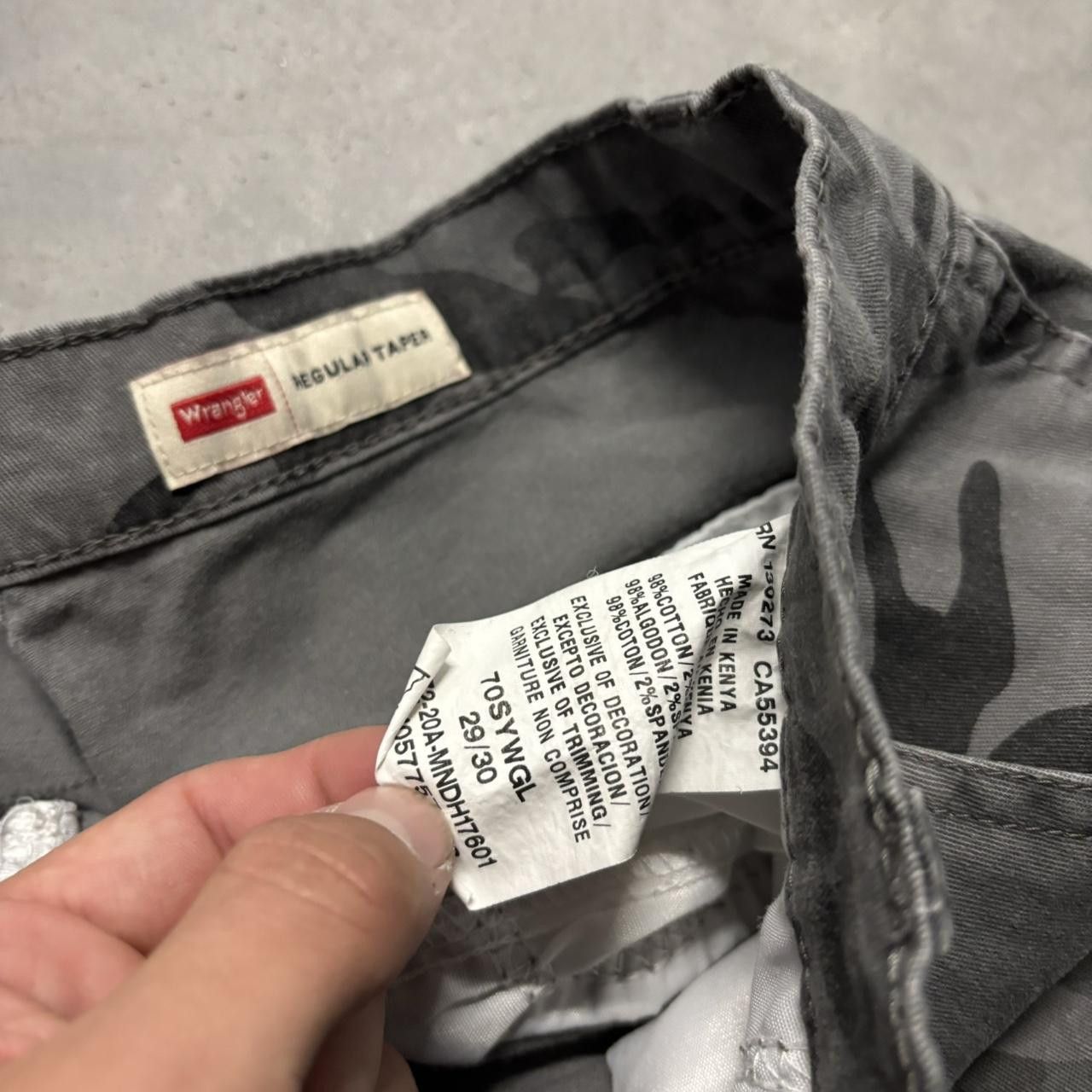 Japanese Brand × Vintage Crazy Vintage Y2K/2000s Grunge Dark Camo Skater Cargo Pants! Size US 29 - 7 Thumbnail
