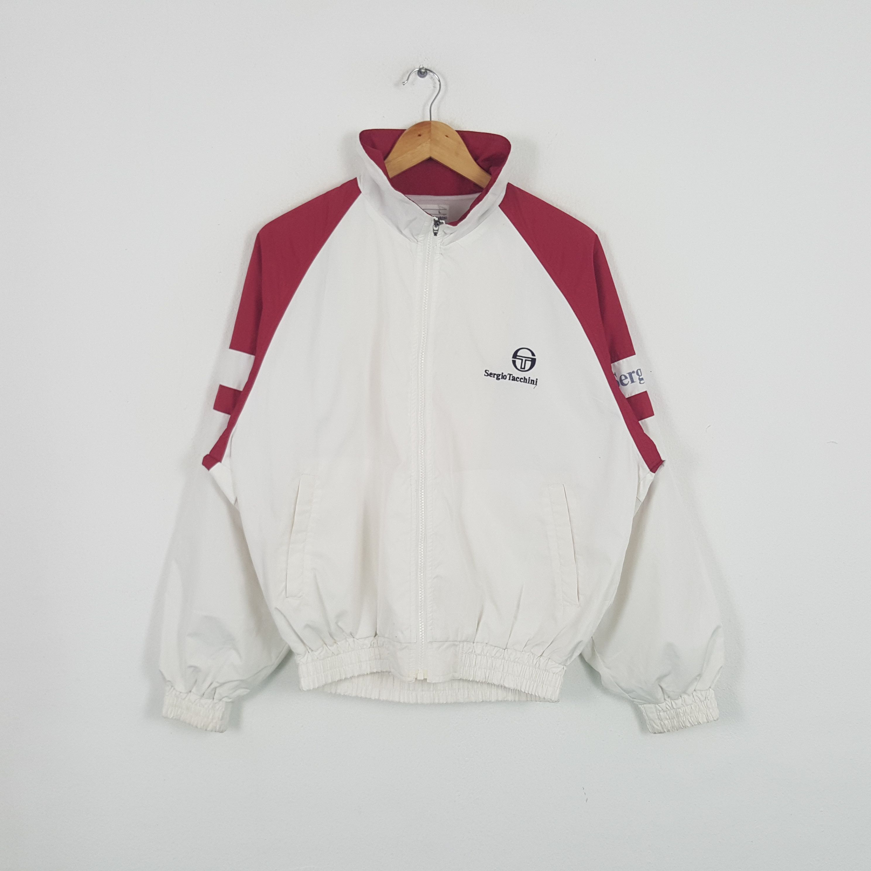 Japanese Brand × Sergio Tacchini Vintage Sergio Tacchini Sport Tennis Windbreaker Jacket Size US XL / EU 56 / 4 - 1 Thumbnail