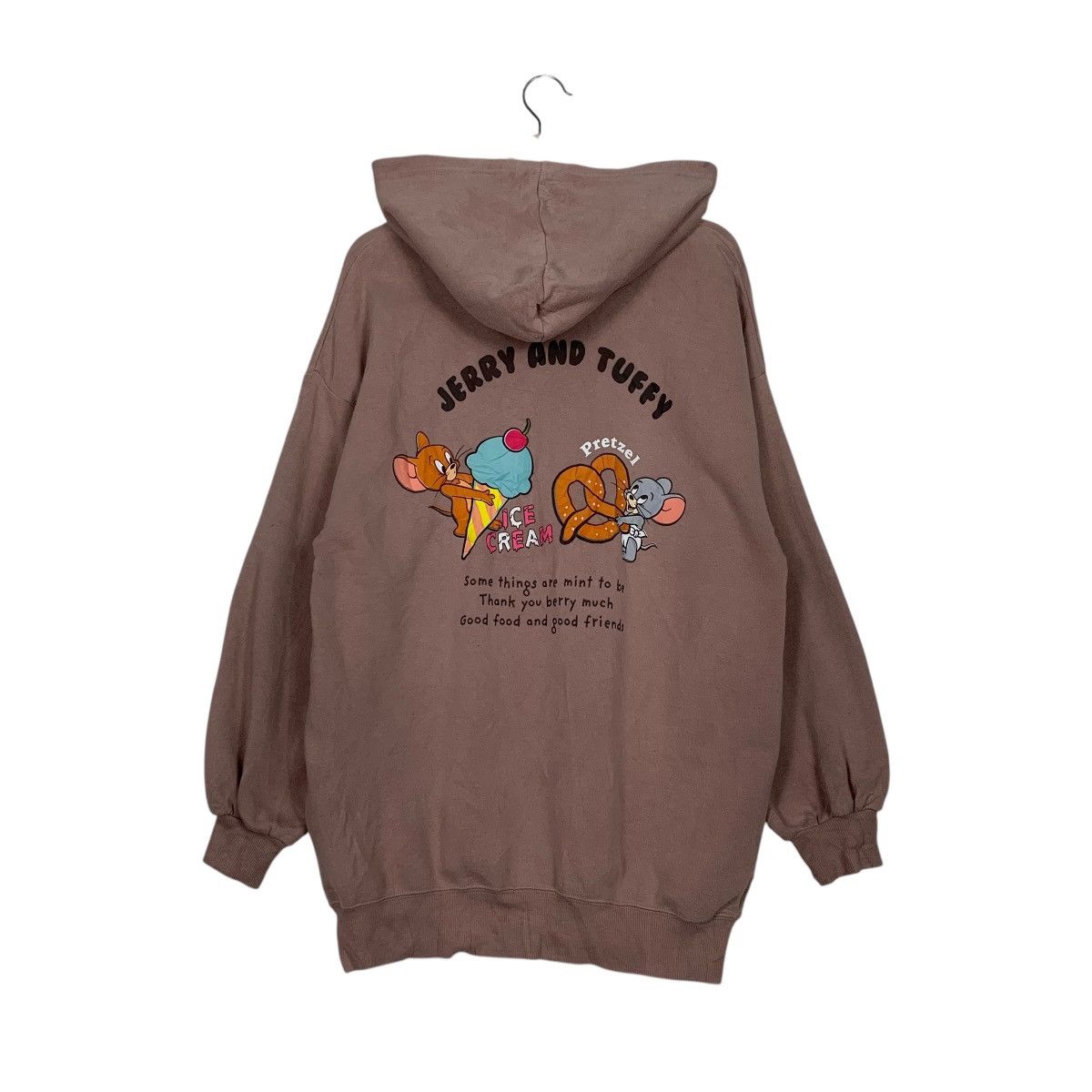Japanese Brand Tom And Jerry Pullover Hoodie Size M / US 6-8 / IT 42-44 - 1 Thumbnail