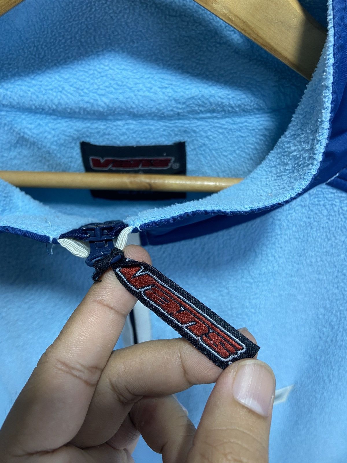Japanese Brand × Vans × Vintage Vintage Vans U.S.A Fleece half zipper sweatshirt Size US L / EU 52-54 / 3 - 4 Thumbnail