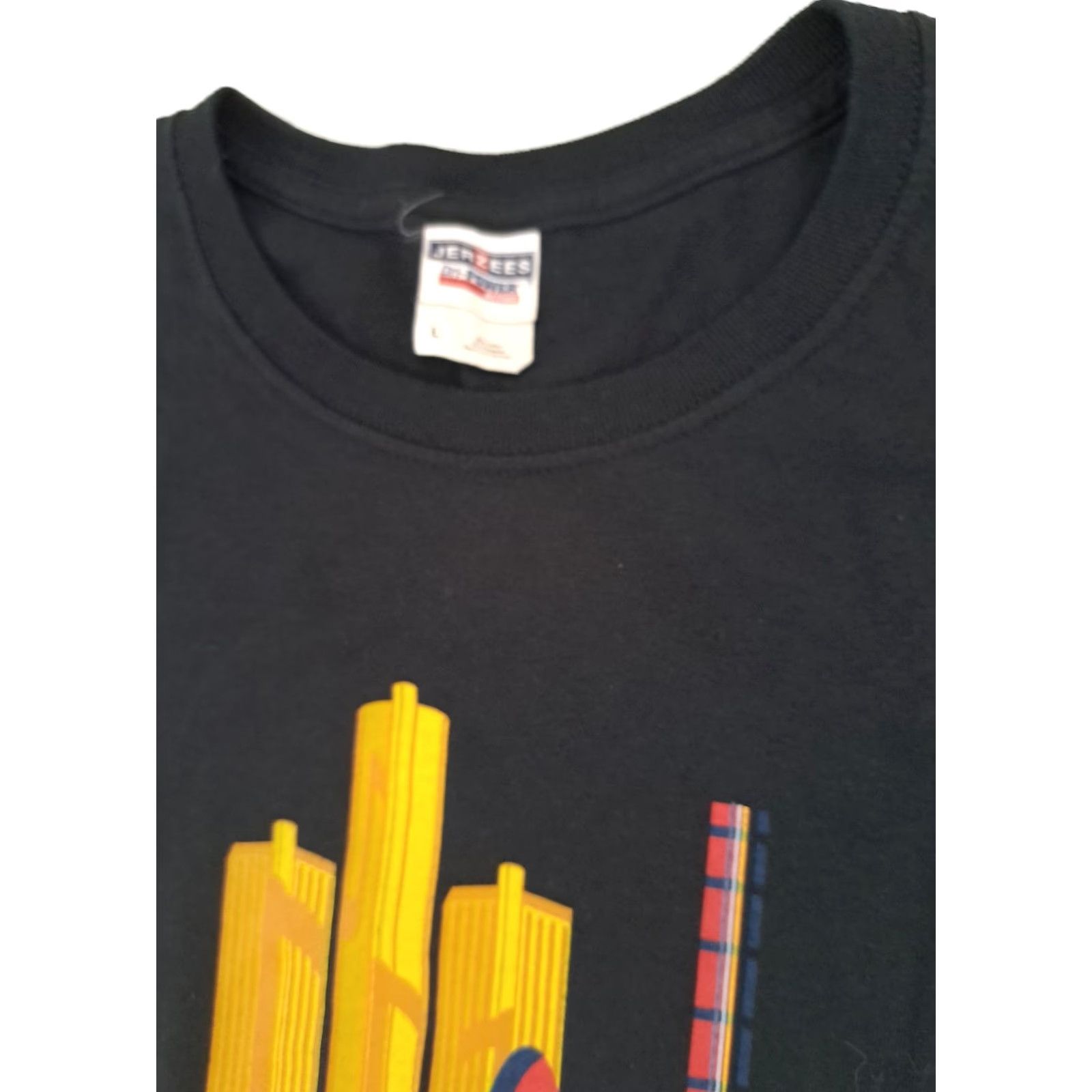 Jerzees VINTAGE Rockin at Riverfront at GM RenCen Marshall Tucker,Soul Asylum LG TShirt Shirt Unisex Adults L Black Music Rock 2008 Mens Womens Size US L / EU 52-54 / 3 - 5 Thumbnail