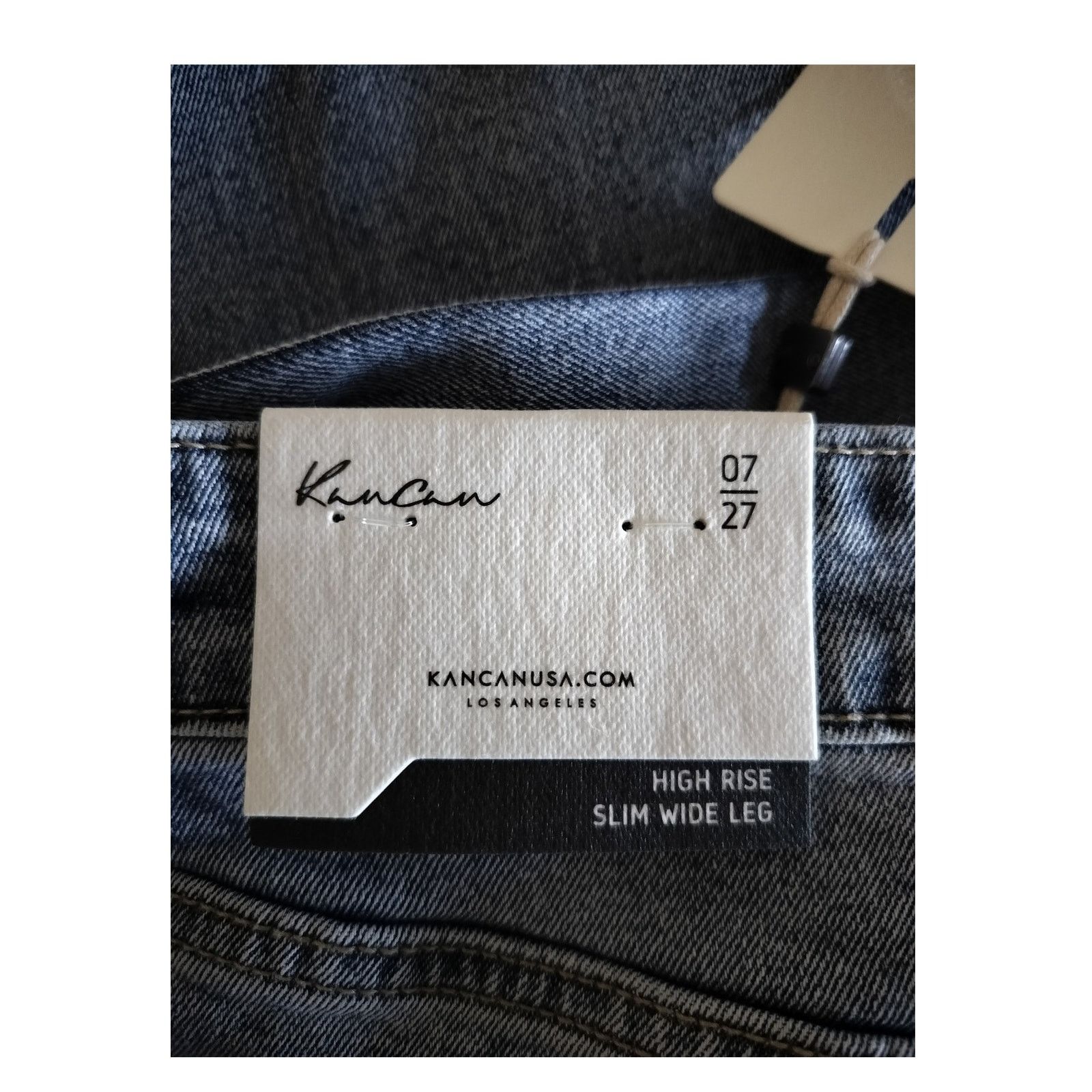 Other KanCan High Rise Slim Wide Leg Jeans - KC2565L - Size 7/27 Size 27" / US 4 / IT 40 - 7 Thumbnail