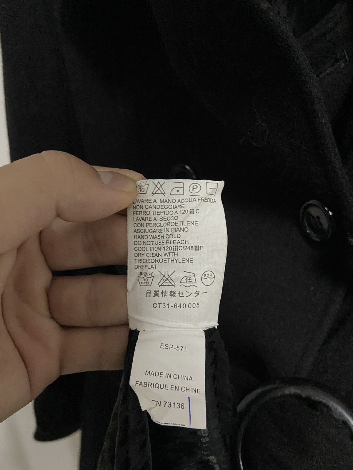 Max Mara × Vintage Max Mara cashmere coat vintage buttons pocket women Size XS / US 0-2 / IT 36-38 - 5 Thumbnail