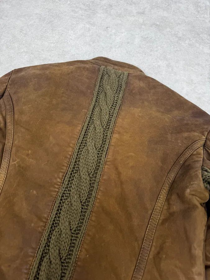 Emporio Armani AW2009 Emporio Armani Brown Leather Biker Jacket Size US M / EU 48-50 / 2 - 6 Thumbnail