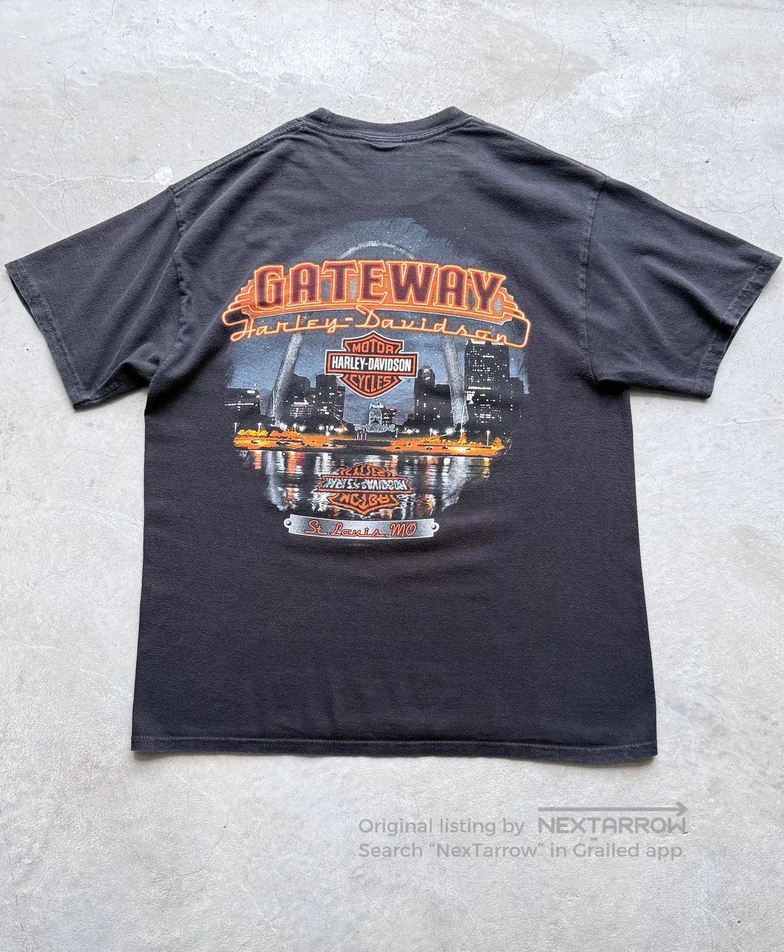 Vintage Vintage 2008 Harley Davidson Gateway Tee. Size US M / EU 48-50 / 2 - 5 Thumbnail
