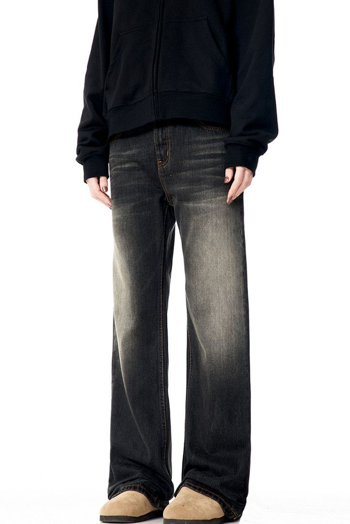 Japanese Brand × Jean American heavy-duty retro wide-leg bootcut jeans for men Size US 32 / EU 48 - 3 Thumbnail