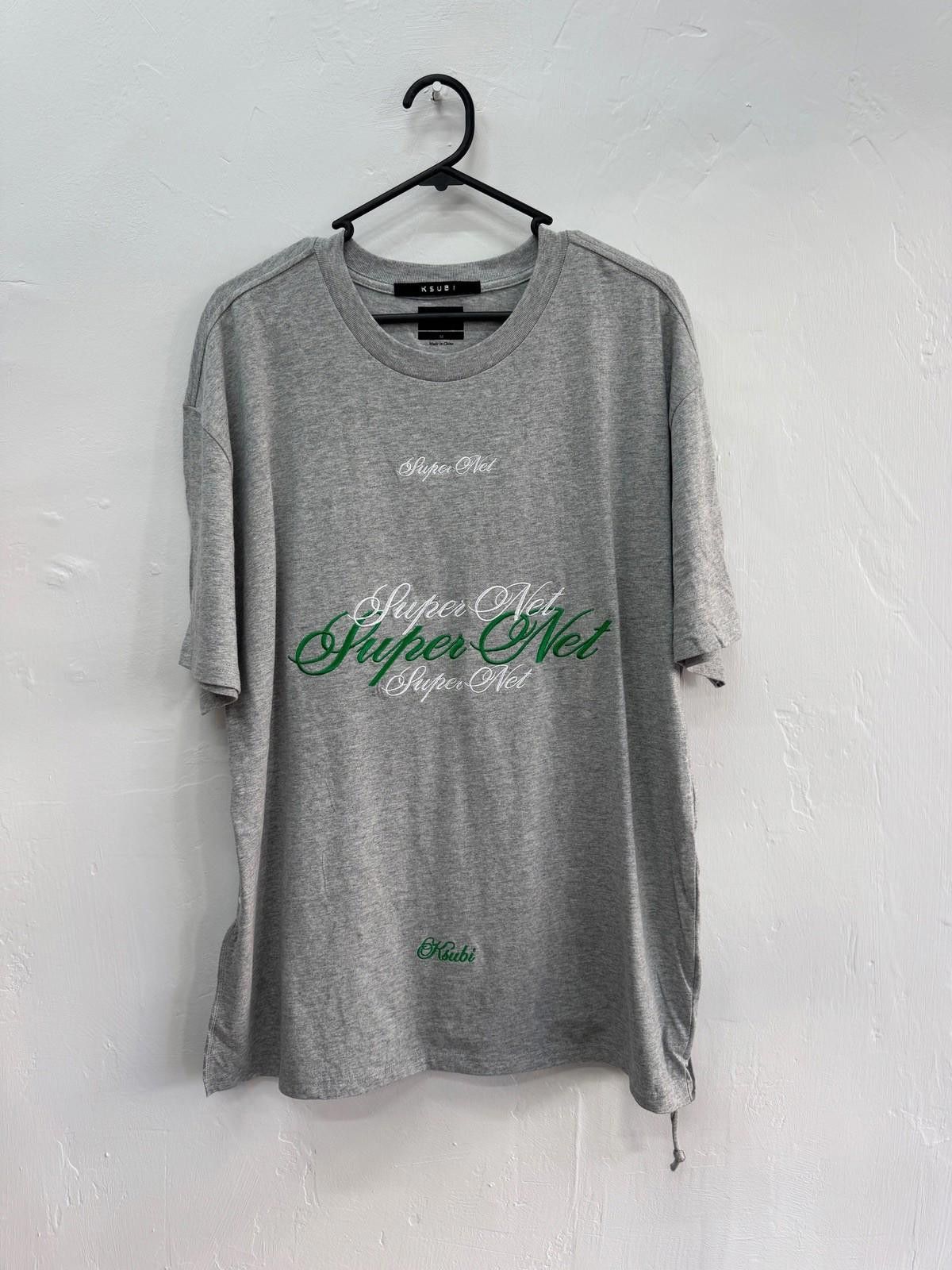 Ksubi new ksubi t-shirt mens scripted biggie marle grey medium m Size US M / EU 48-50 / 2 - 2 Thumbnail