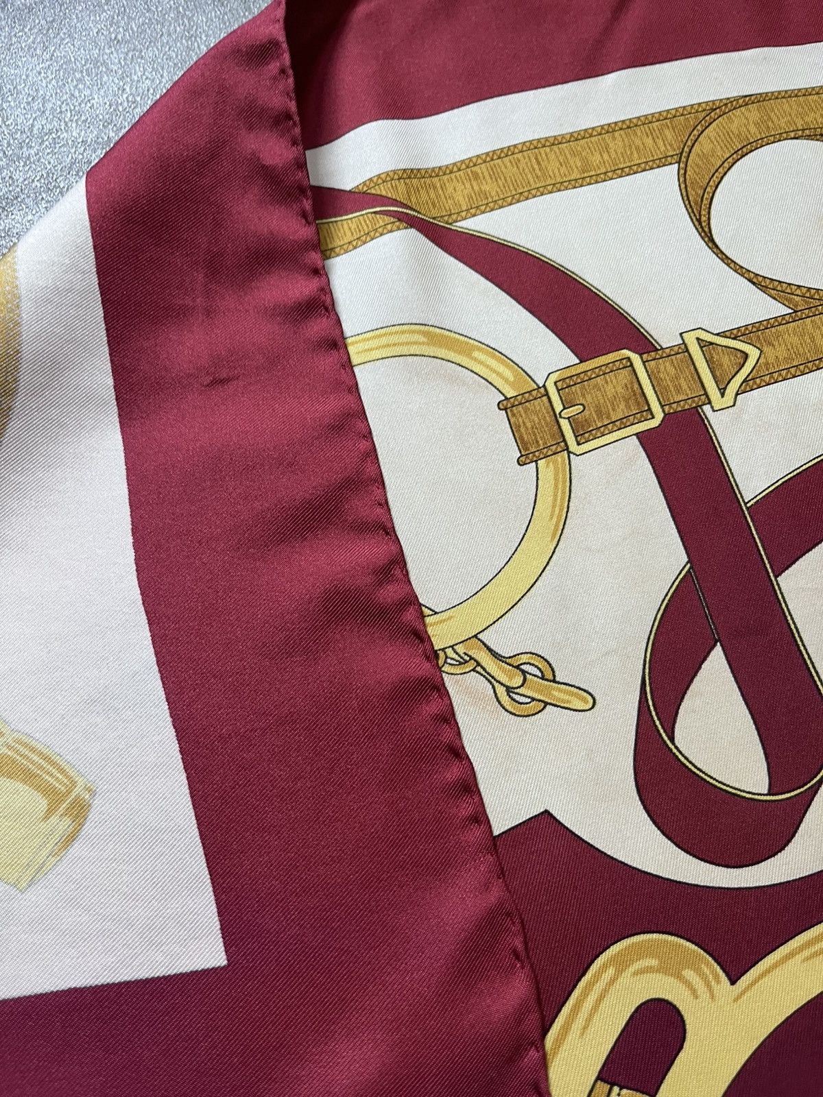 Hermes Hermes ''Eperon d'Or'' silk red scarf Size ONE SIZE - 22 Thumbnail