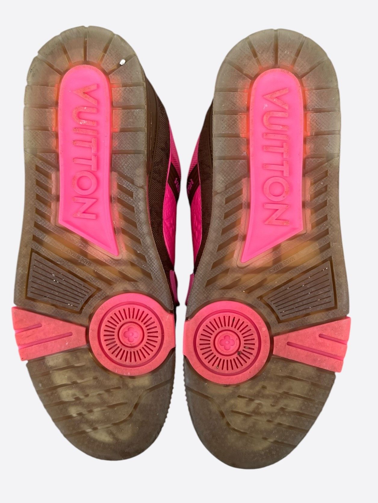 Louis Vuitton Louis Vuitton Brown & Pink Monogram Trainers Size US 8.5 / EU 41-42 - 7 Thumbnail