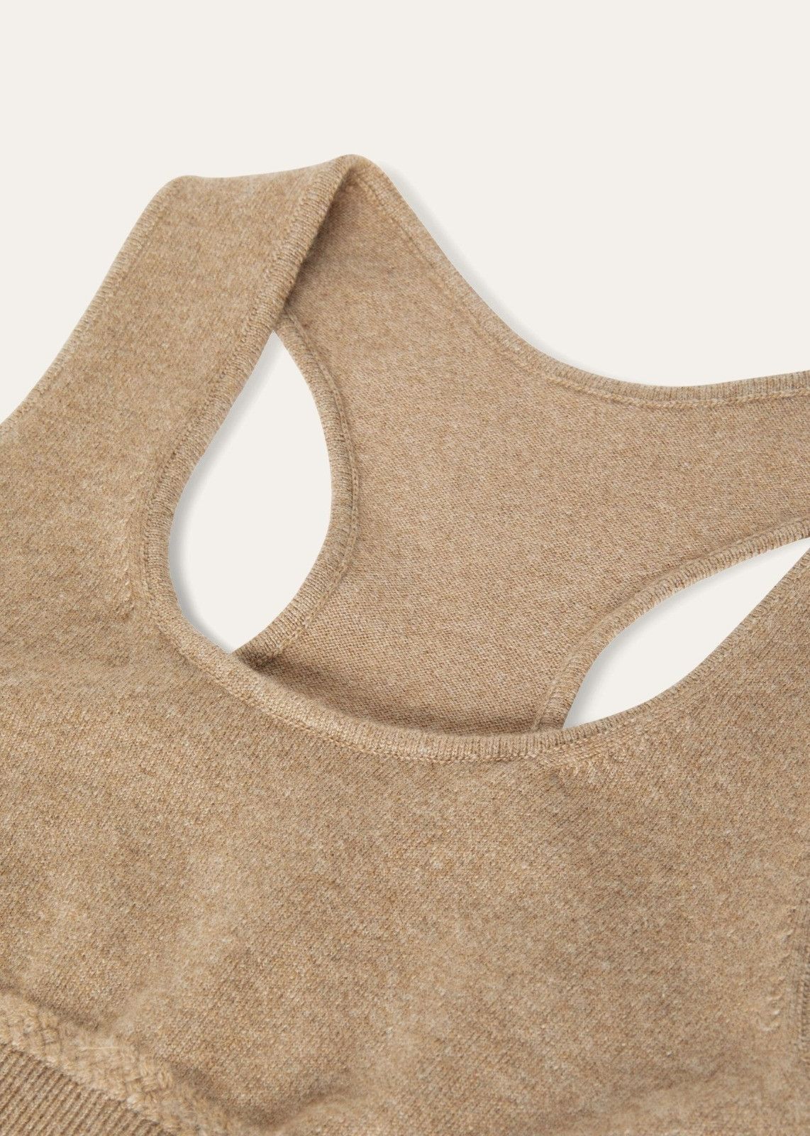 Loro Piana o1srvl11e1125 FAN1851 Cocooning Crop Top in Brown Size M / US 6-8 / IT 42-44 - 3 Thumbnail