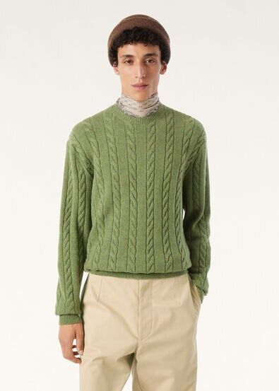Loro Piana os11x0226 FAQ4517 Cedar Crewneck Sweater Eden Path Melange Size US S / EU 44-46 / 1 - 4 Thumbnail