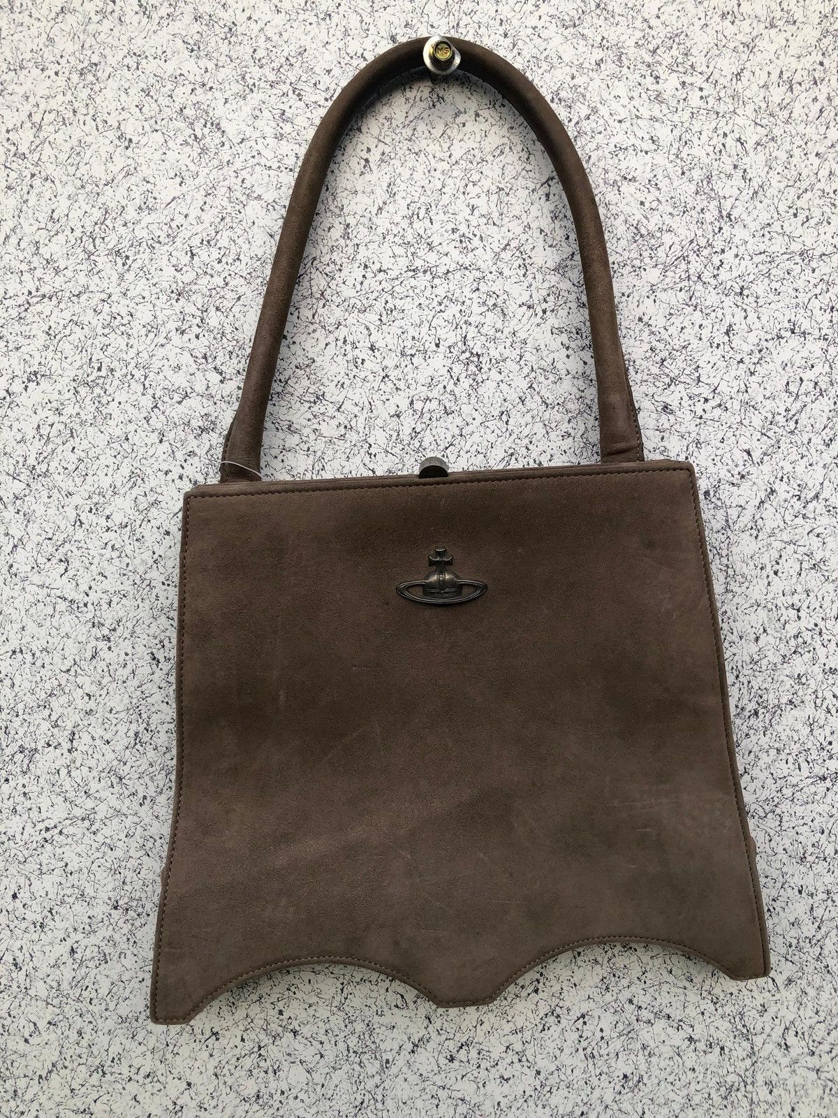 Vivienne Westwood 💥Last Drop💥Viviene Westwood Suade Leather Handle Bag Size ONE SIZE - 10 Thumbnail
