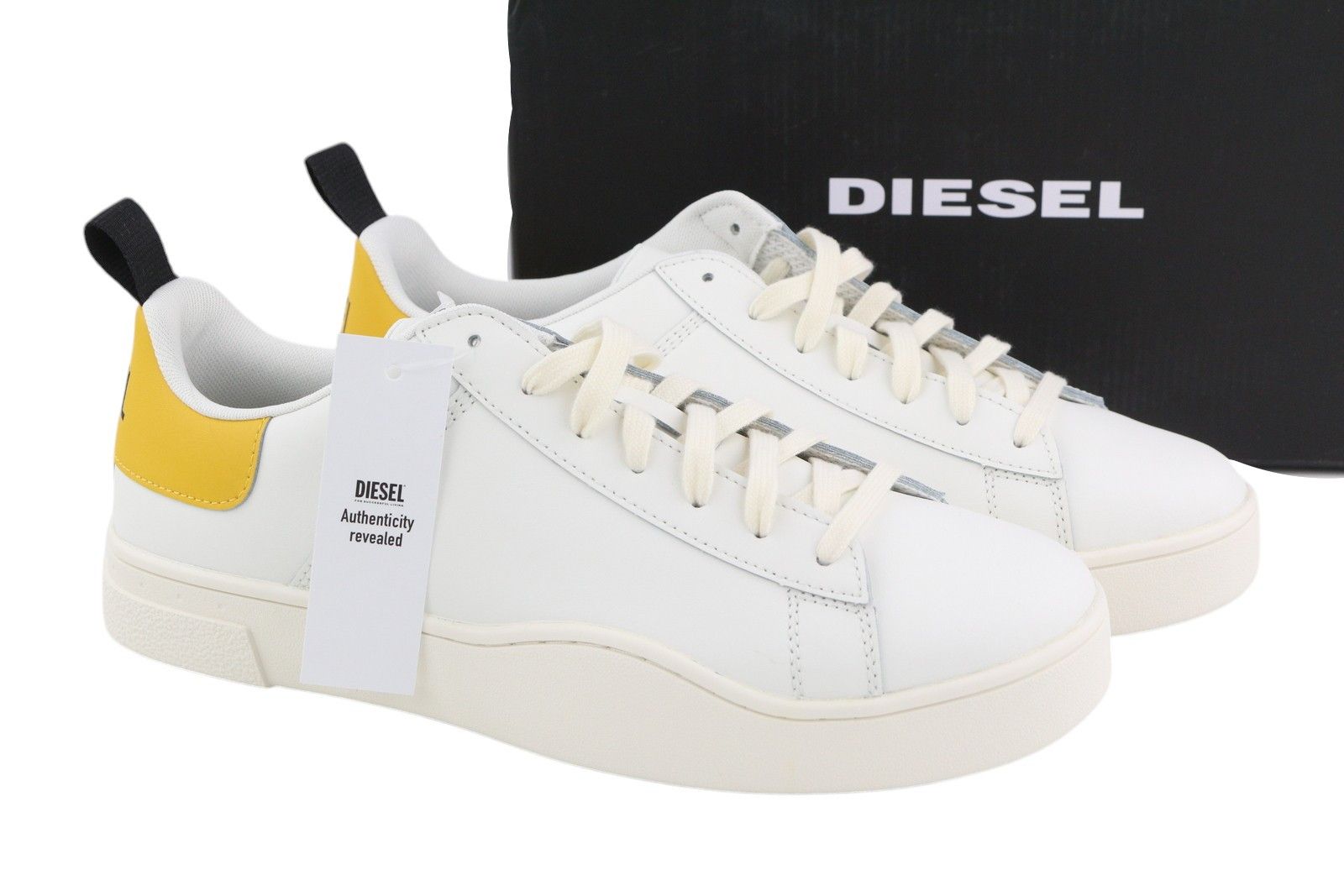 Diesel S-CLEVER LOW LACE EU45 Light Cow Leather Almond Toe 40830 Size US 12 / EU 45 - 1 Thumbnail