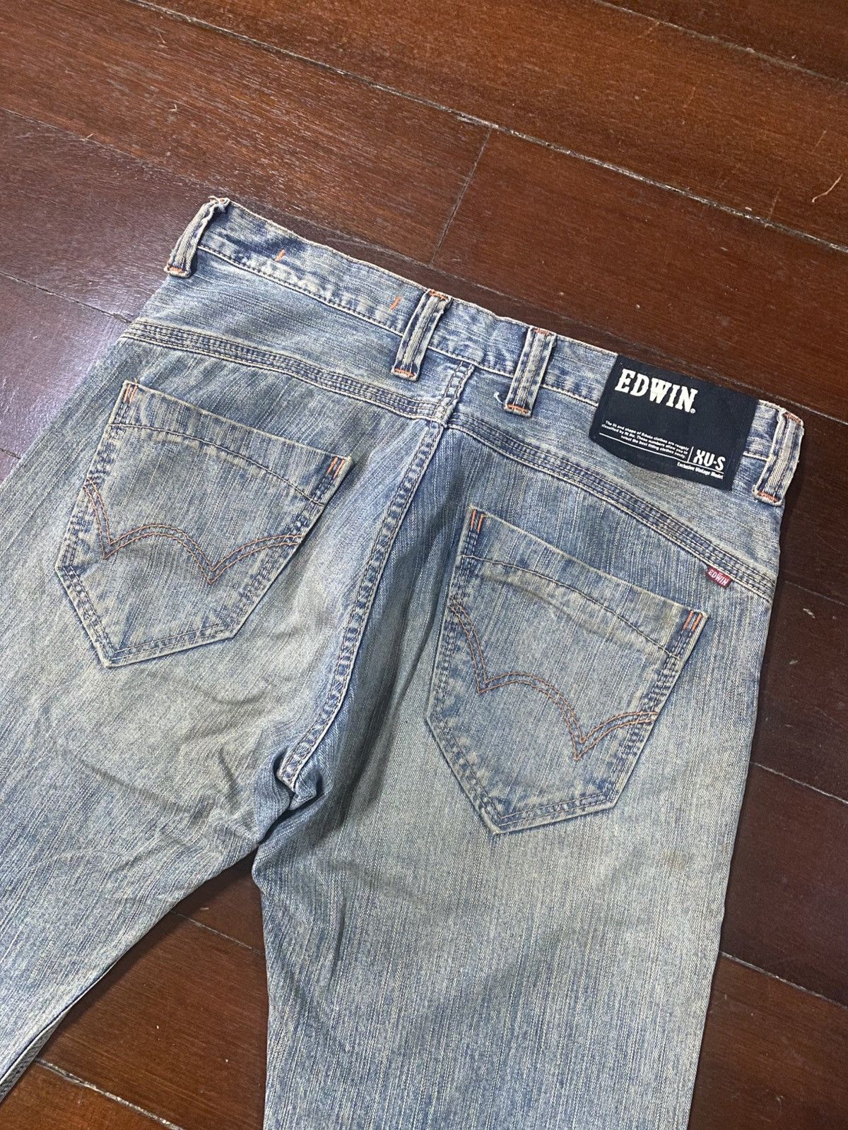Edwin Exclusive Vintage Edwin XV Washed Loose Fit rusty mud wash Size US 36 / EU 52 - 10 Thumbnail