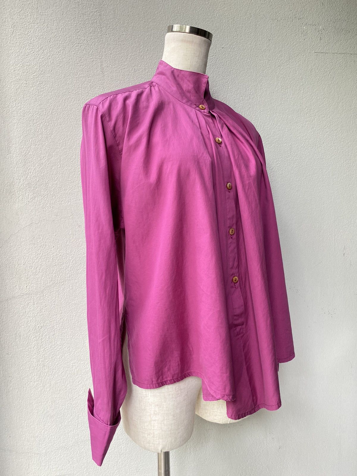 Kenzo KENZO Magenta High-Neck Shirt Size M / US 6-8 / IT 42-44 - 9 Thumbnail