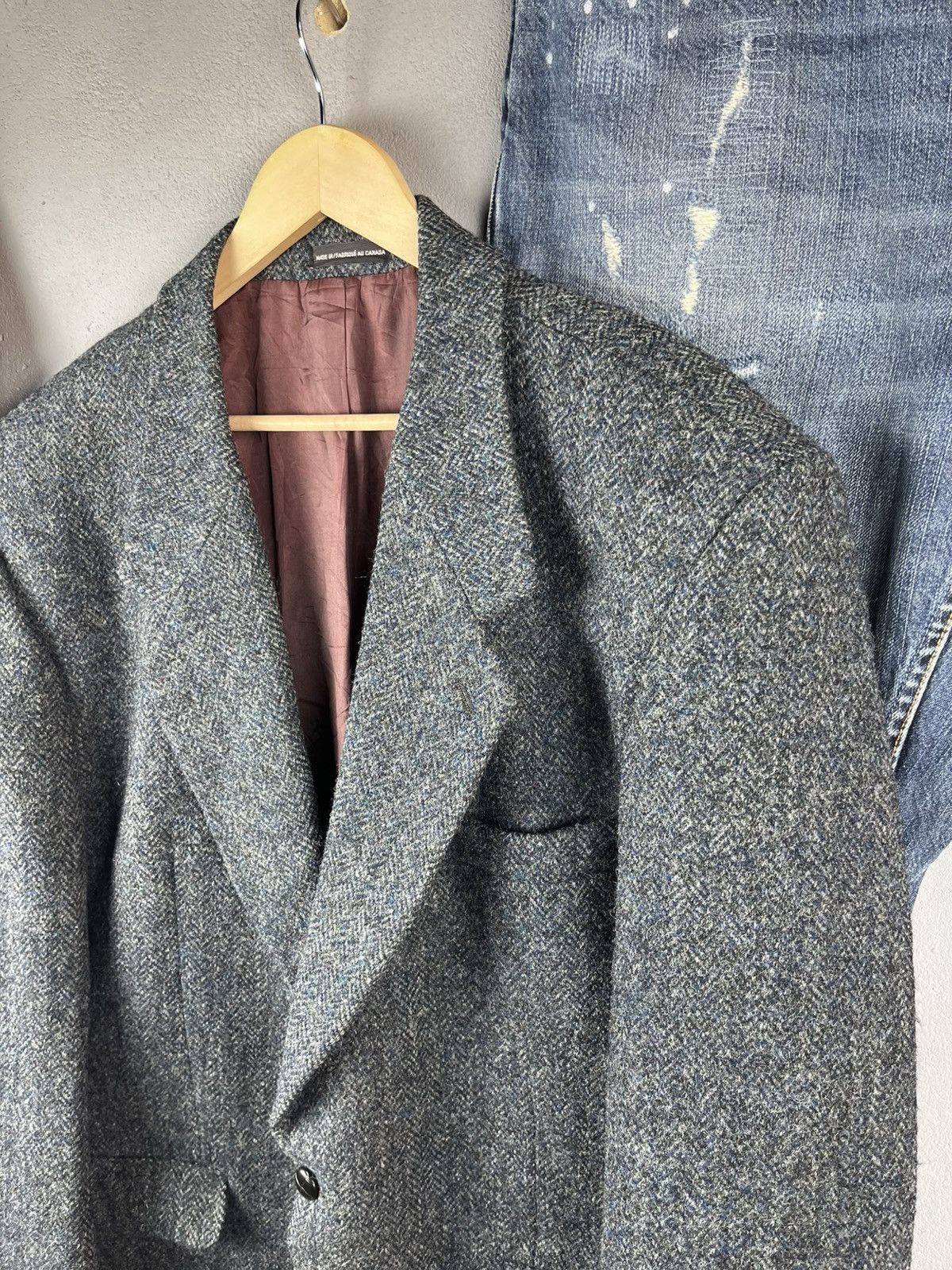 Harris Tweed Harris Tweed mens wool blazer jacket Size US M / EU 48-50 / 2 - 8 Thumbnail