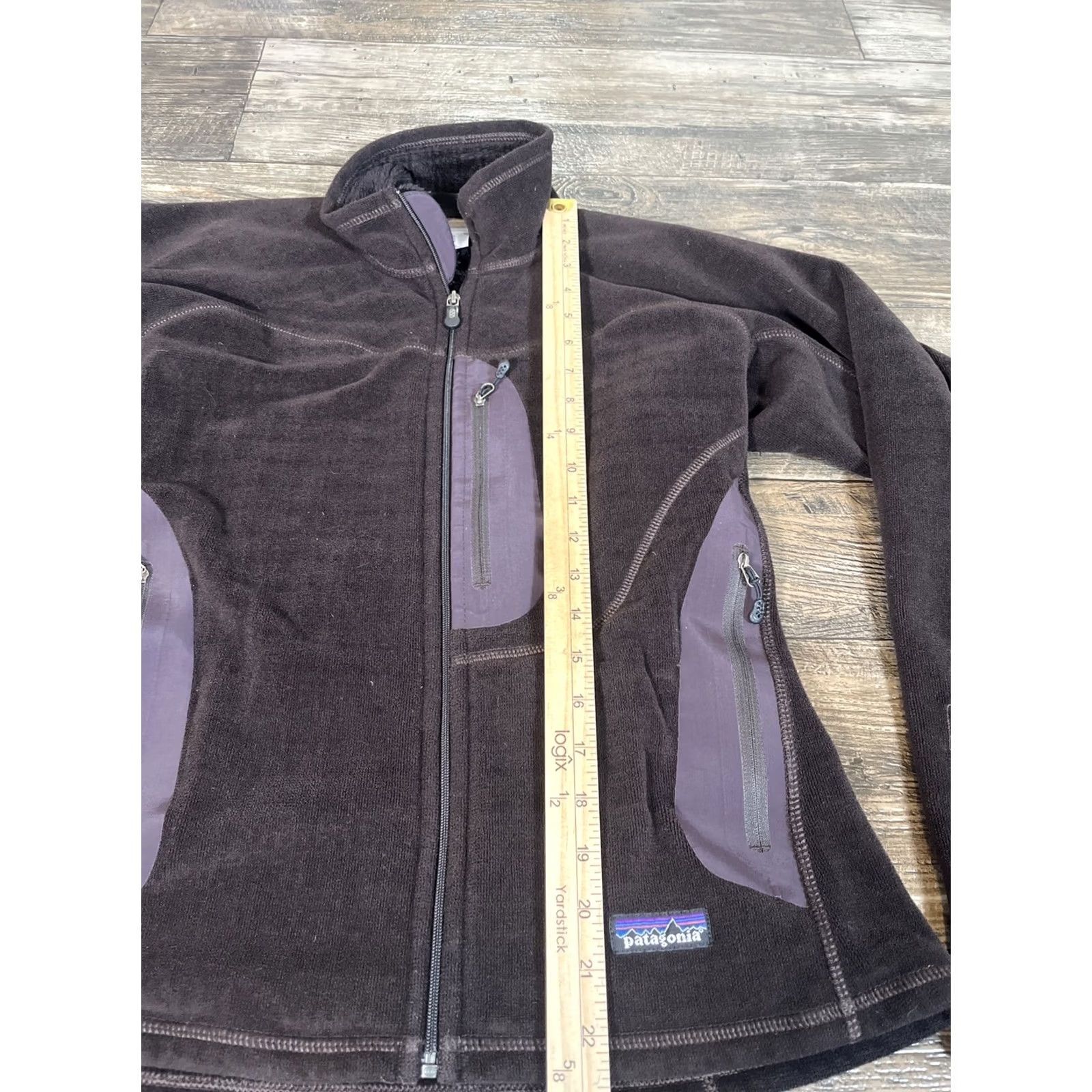 Patagonia VINTAGE Patagonia R3 Regulator Jacket Womens M Brown Fleece Full Zip Pockets Outdoor Logo Zipper Size M / US 6-8 / IT 42-44 - 5 Thumbnail