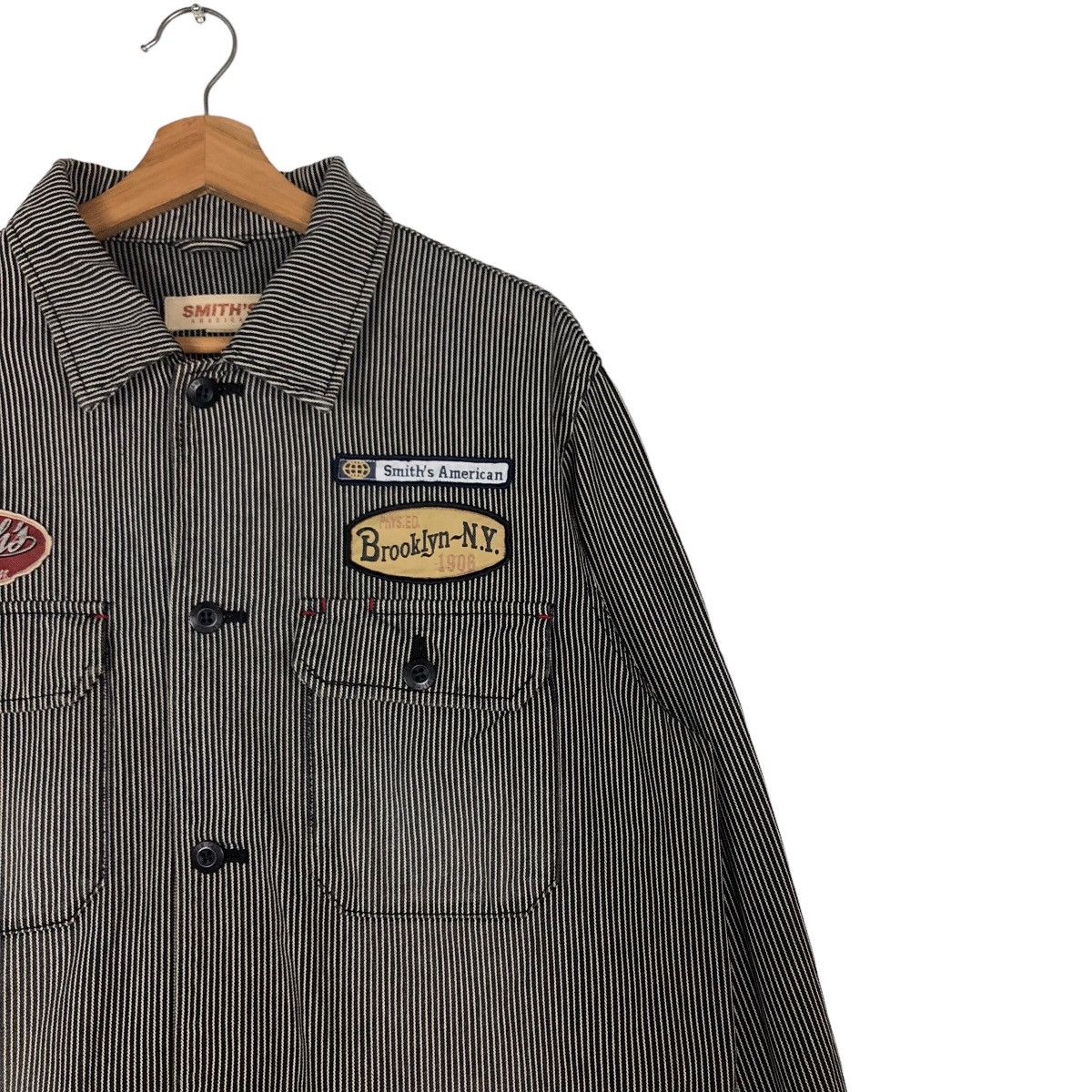 Japanese Brand 🔥Vintage Hickory Chore Jacket Smith’s American Japan Size US L / EU 52-54 / 3 - 6 Thumbnail